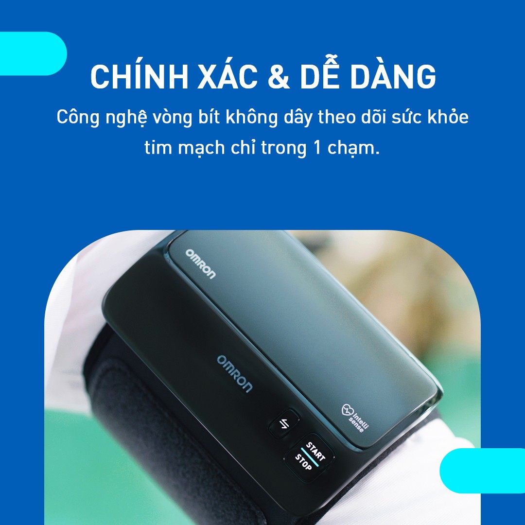 Vòng bít IntelliWrap của Omron HEM-7600T