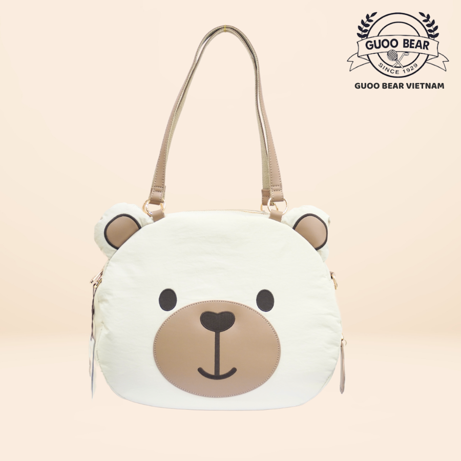 Mô tả Túi xách GUOO BEAR chính hãng - GU1292 GU1227 GU1228 hình gấu xinh xắn đi du lịch đi chơi - 1