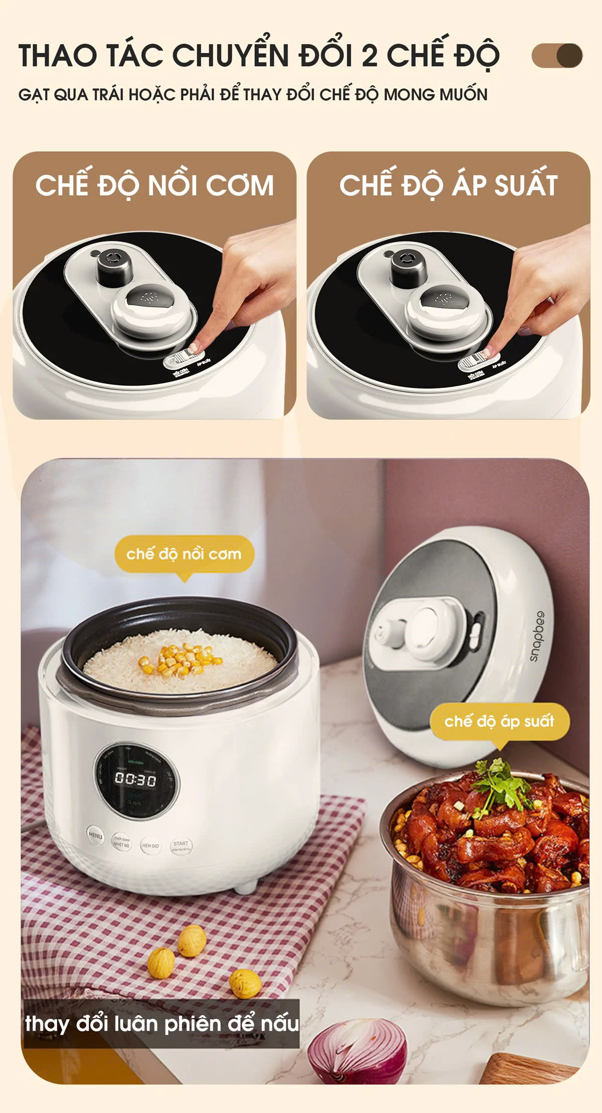 Van xả áp tự động Snapbee Queen S45