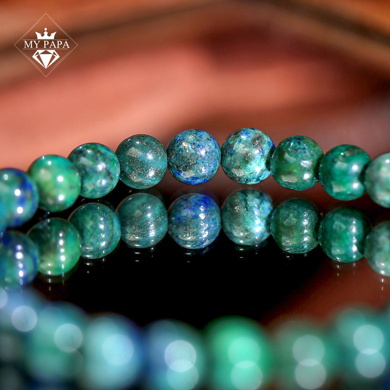 Mô tả Vòng Tay Lapis Lazuli Màu Thiên Hải Độc Nhất Vô Nhị Afghanistan - Bảo vệ & Chữa lành MYPAPA - 2