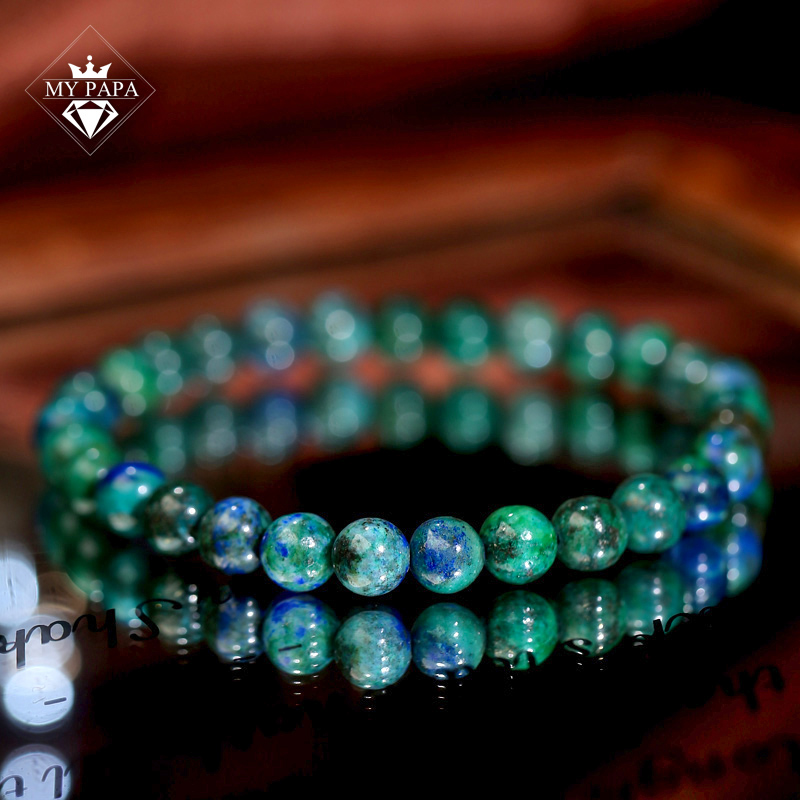 Mô tả Vòng Tay Lapis Lazuli Màu Thiên Hải Độc Nhất Vô Nhị Afghanistan - Bảo vệ & Chữa lành MYPAPA - 1