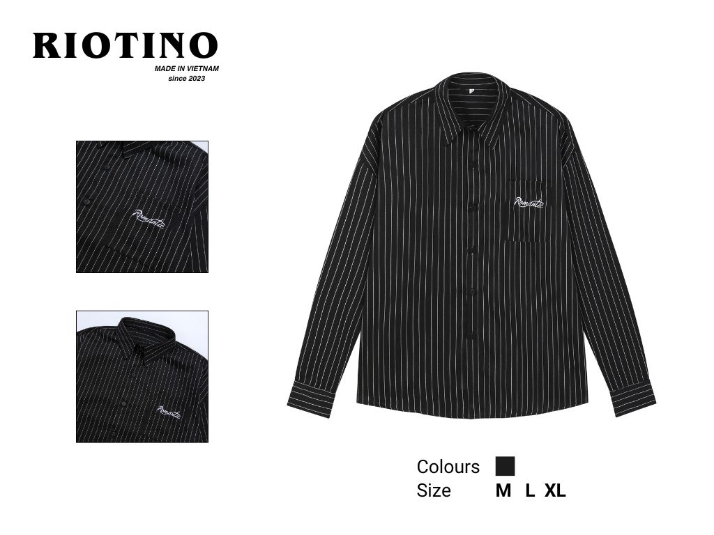 Áo Sơ Mi Boxy Tay Dài Thêu 𝓡𝓸𝓶𝓪𝓽𝓲𝓬 Chất Liệu  SILK Cao Cấp Mềm Mịn, Thoáng Mát Phong Cách Hàn Quốc SM07