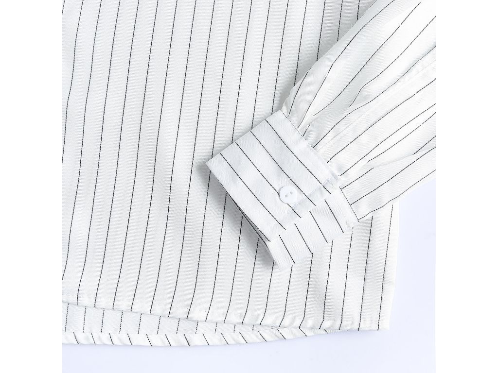 Áo Sơ Mi Boxy Tay Dài Thêu 𝓡𝓸𝓶𝓪𝓽𝓲𝓬 Chất Liệu  SILK Cao Cấp Mềm Mịn, Thoáng Mát Phong Cách Hàn Quốc SM07