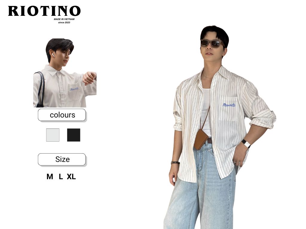 Áo Sơ Mi Boxy Tay Dài Thêu 𝓡𝓸𝓶𝓪𝓽𝓲𝓬 Chất Liệu  SILK Cao Cấp Mềm Mịn, Thoáng Mát Phong Cách Hàn Quốc SM07