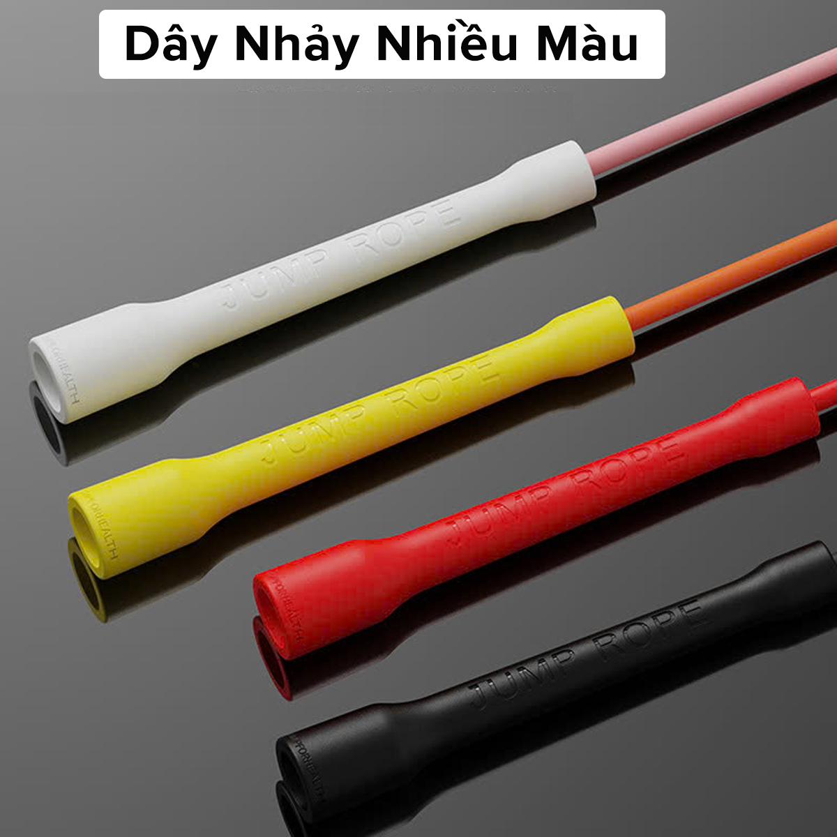 Mô tả Dây Nhảy Tốc Độ Dài 3m Dày 6mm Nhựa Dẻo Dai PVC Dây Nhảy Tập Thể Lực Tập Cadio Tại Nhà Chọn Màu Chính Hãng Amalife - 3