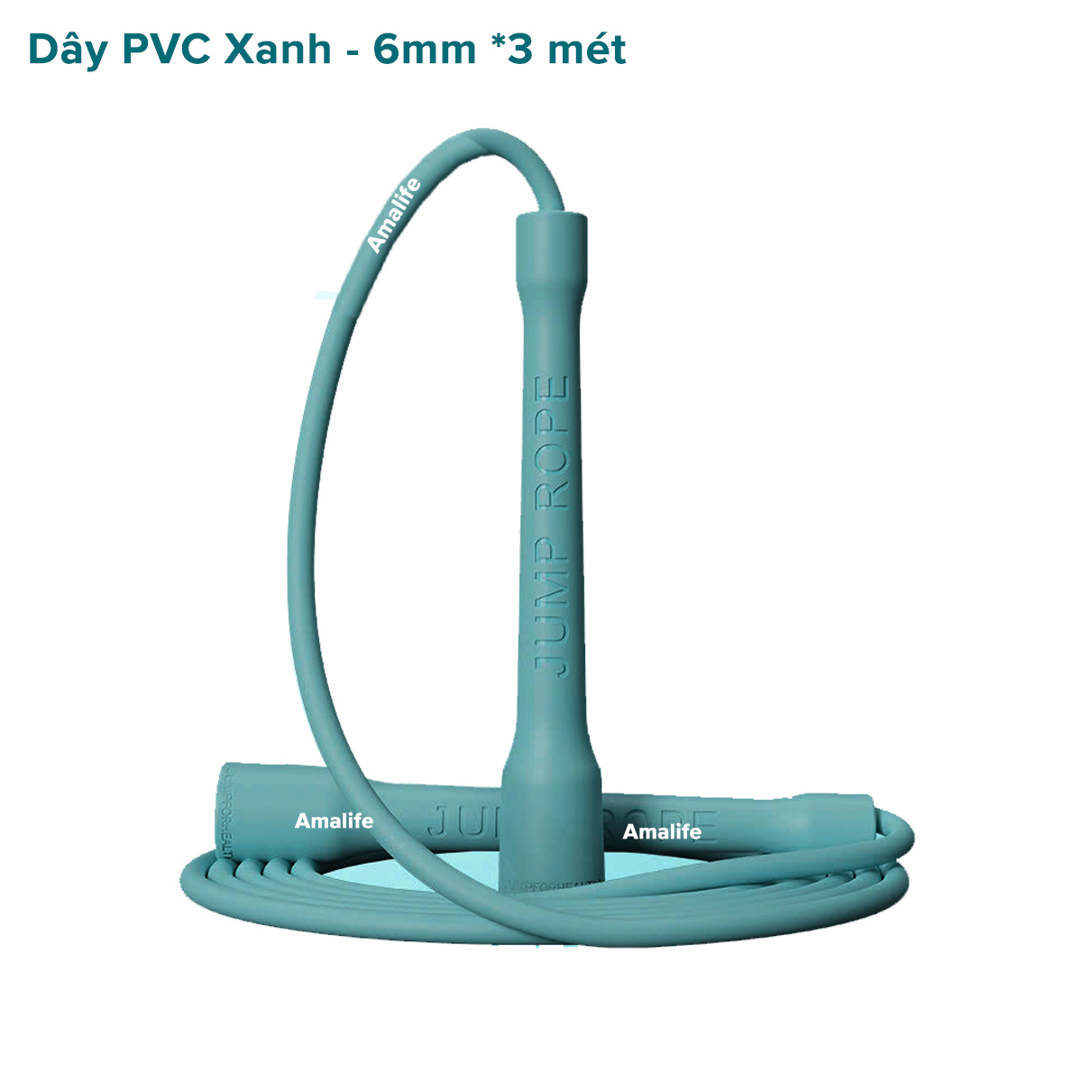 Mô tả Dây Nhảy Tốc Độ Dài 3m Dày 6mm Nhựa Dẻo Dai PVC Dây Nhảy Tập Thể Lực Tập Cadio Tại Nhà Chọn Màu Chính Hãng Amalife - 11