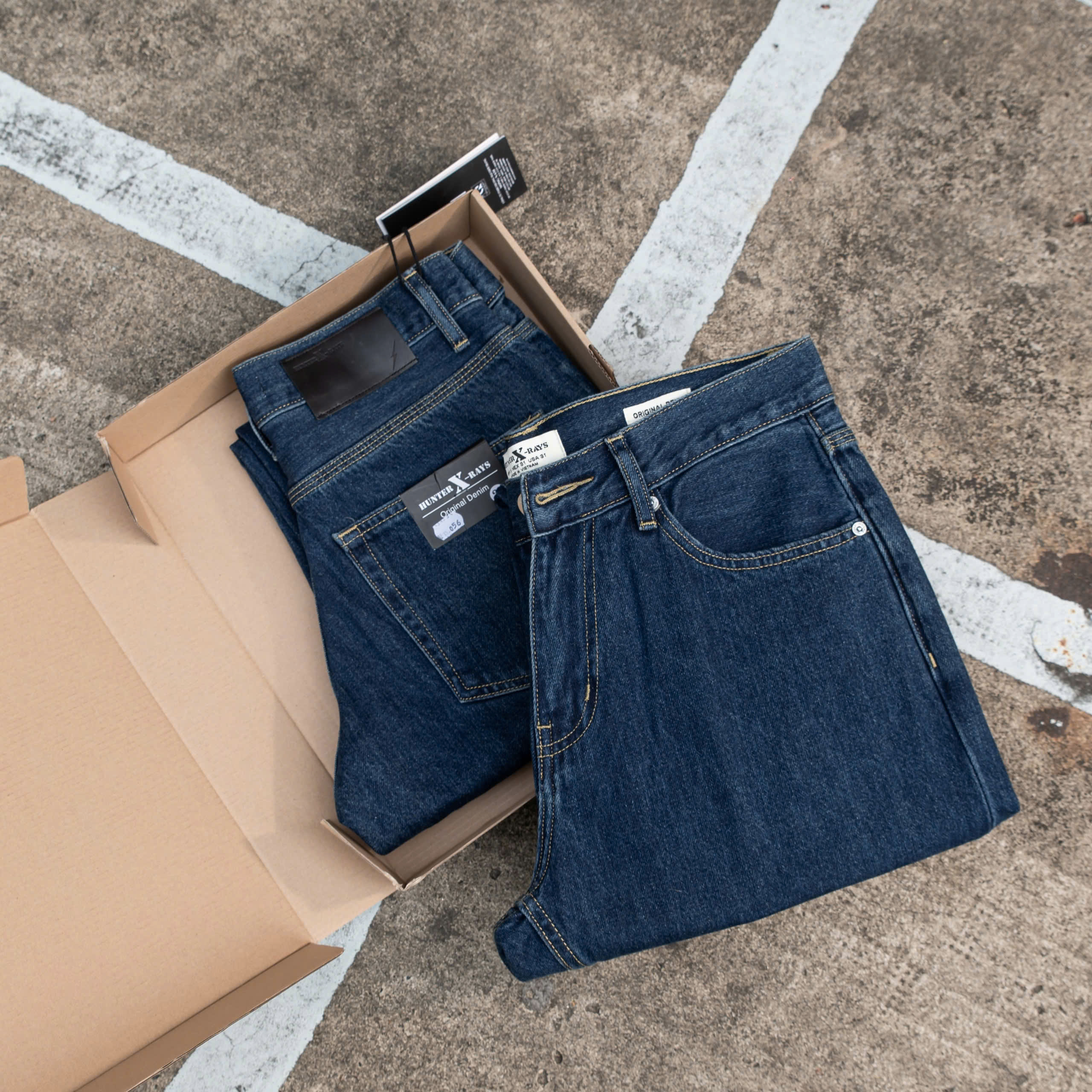 Mô tả Quần Jeans Dài Nam Hunterxrays Cotton Xanh D56 D57 Thời Trang Phong Cách Thời Thượng - 3
