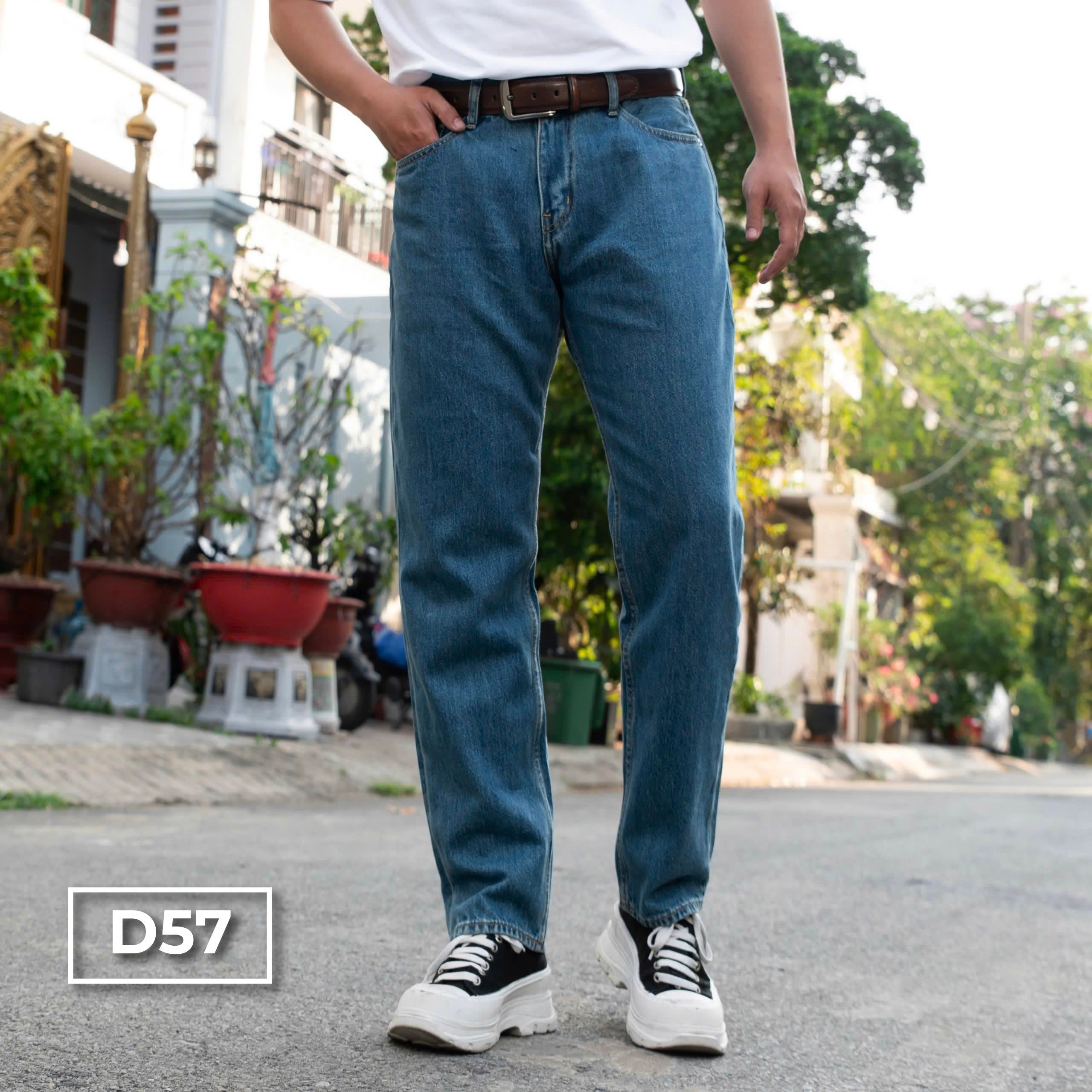 Mô tả Quần Jeans Dài Nam Hunterxrays Cotton Xanh D56 D57 Thời Trang Phong Cách Thời Thượng - 7