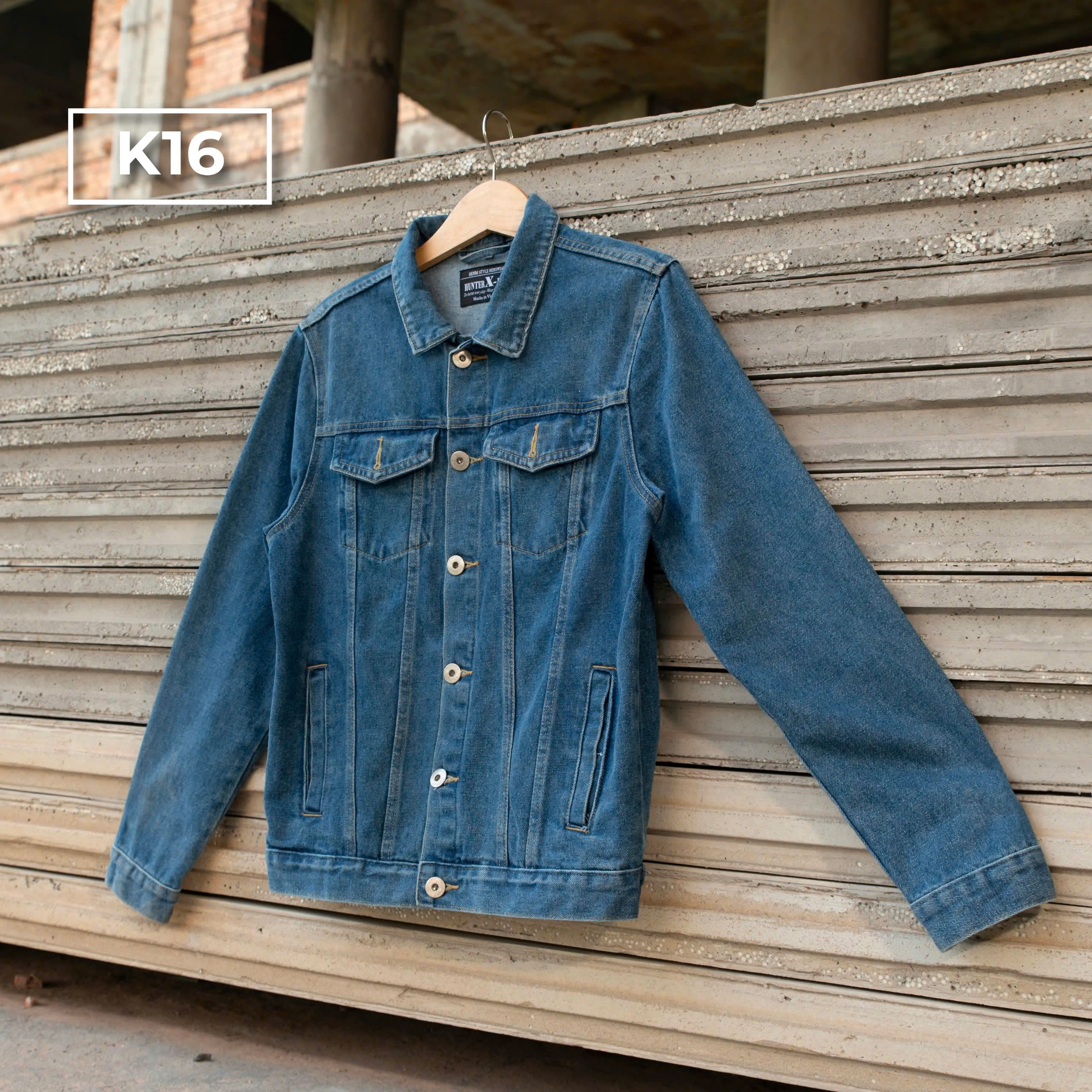 Mô tả Áo Khoác Cotton Gam Xanh K16 K17 Just Men Thời Trang Nam - 1
