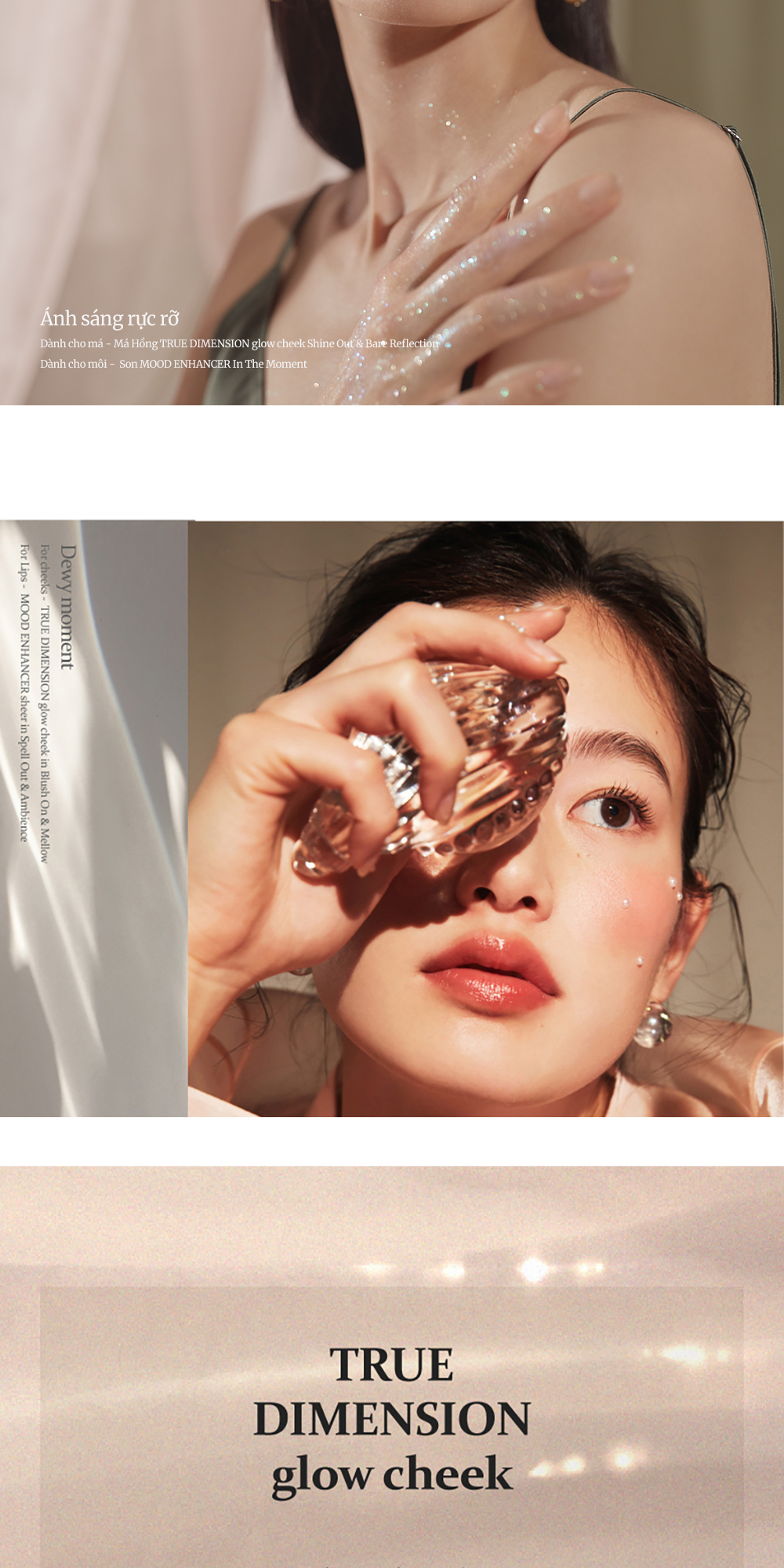 Mô tả Má Hồng Dạng Phấn Dẻo hince True Dimension Glow Cheek - 2