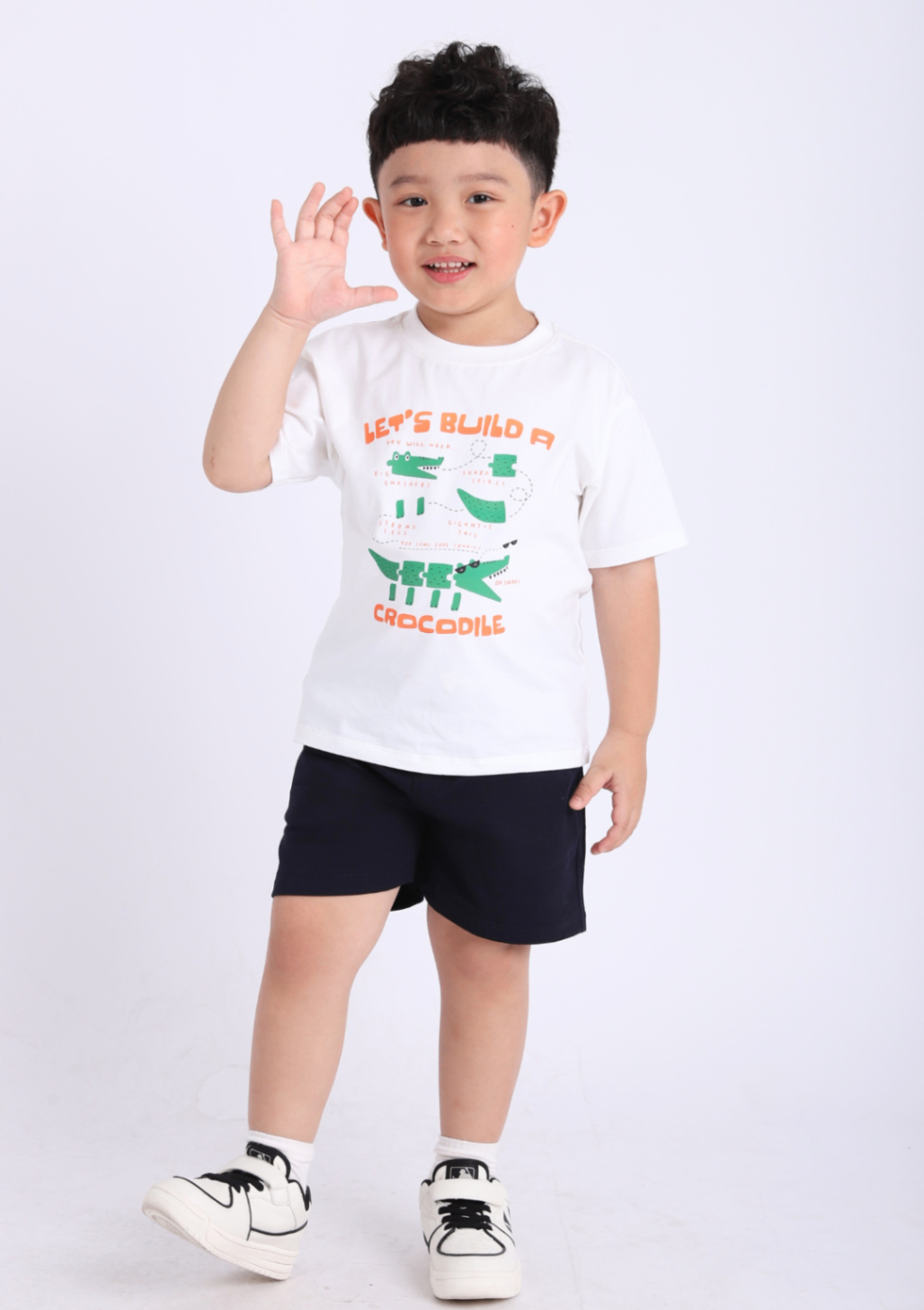 Mô tả Quần short cho bé trai, quần thun vải đi học bé trai từ 1 tuổi - 10 tuổi - QU39N - Baa Baby - 1