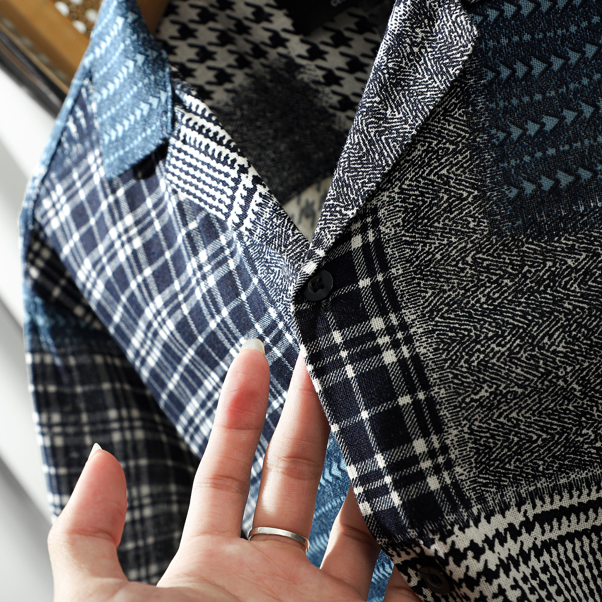 Áo Sơ Mi Cuban nam Tartan MKCLEVER 2