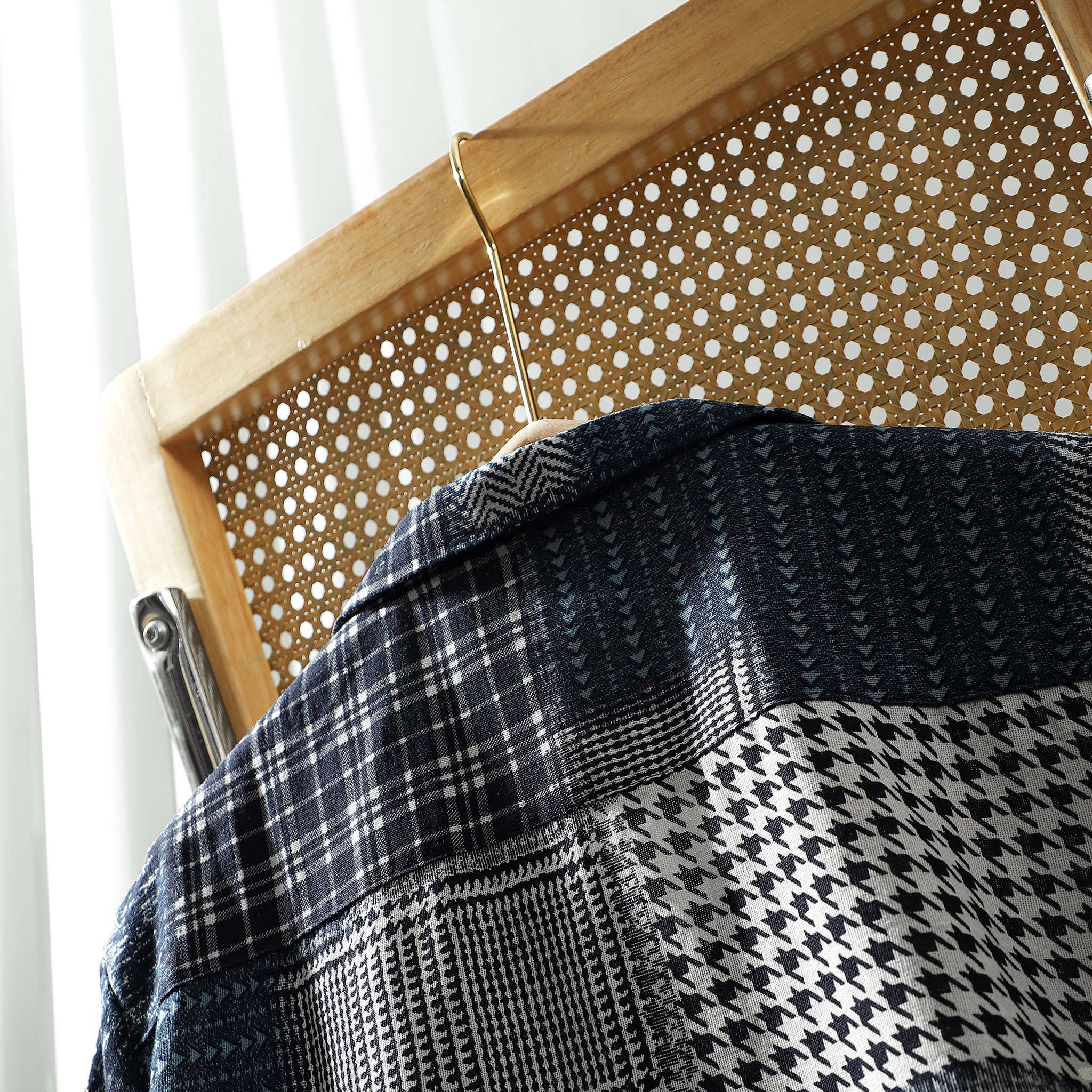 Áo Sơ Mi Cuban nam Tartan MKCLEVER 3
