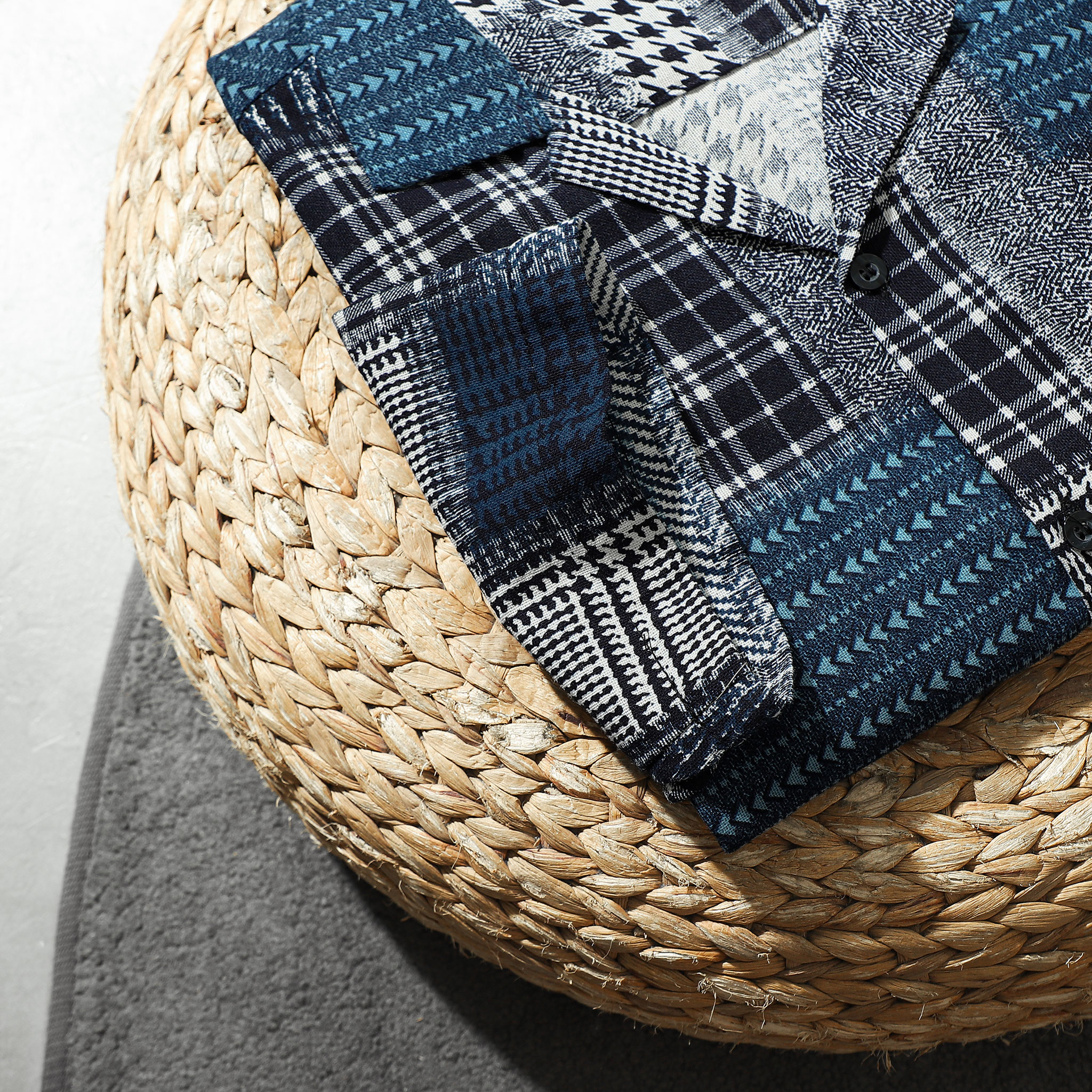 Áo Sơ Mi Cuban nam Tartan MKCLEVER 8