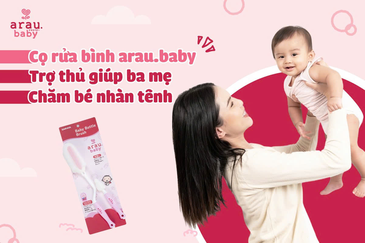 Mô tả Bộ cọ rửa bình sữa Arau Baby - 1