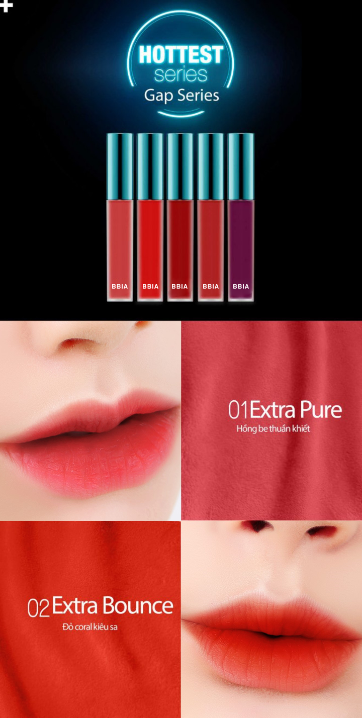 Mô tả Son Kem Bbia Last Velvet Lip Tint Version 1 (5g) - 1