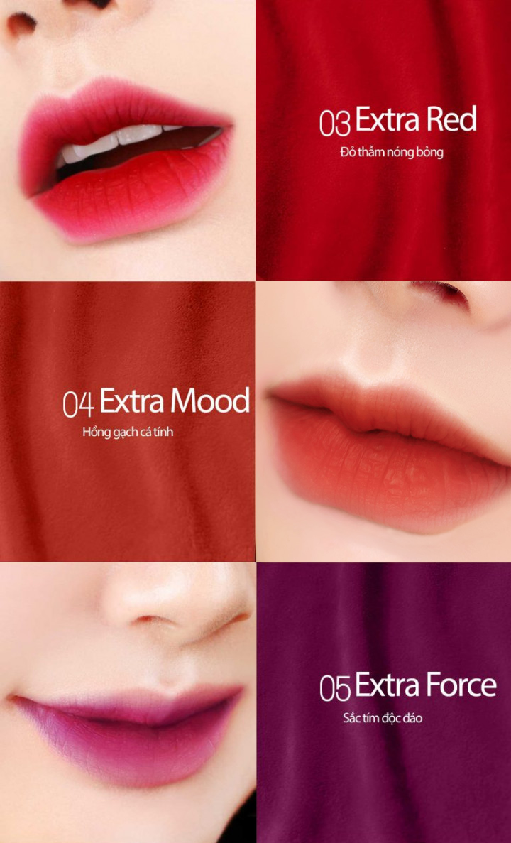 Mô tả Son Kem Bbia Last Velvet Lip Tint Version 1 (5g) - 2