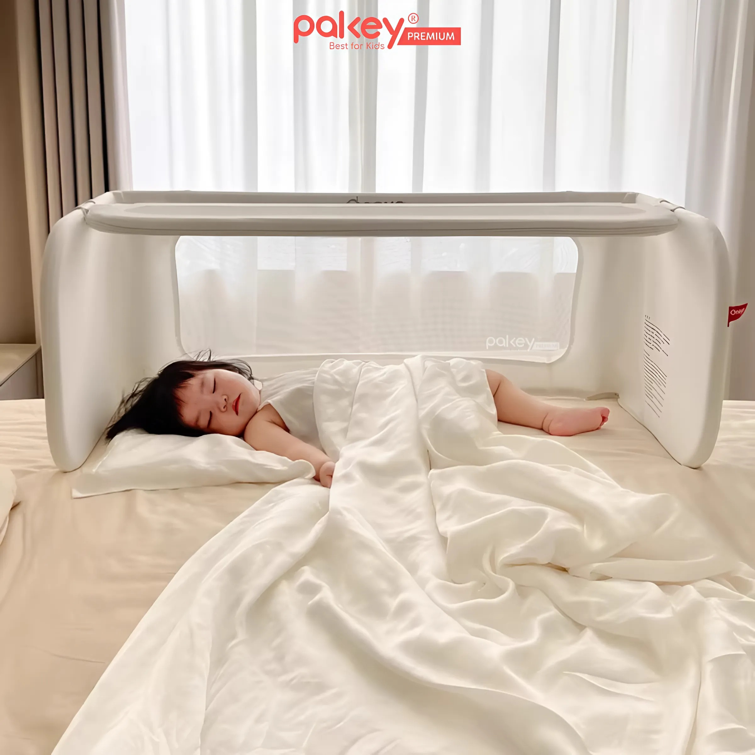 Mô tả Thanh Chắn Giường Đa Năng PAKEY Cao Cấp Có Thể Gập Gọn, Nôi Cũi Trên Giường Tiện Lợi Cho Bé Tặng Kèm Thanh Rời - 11