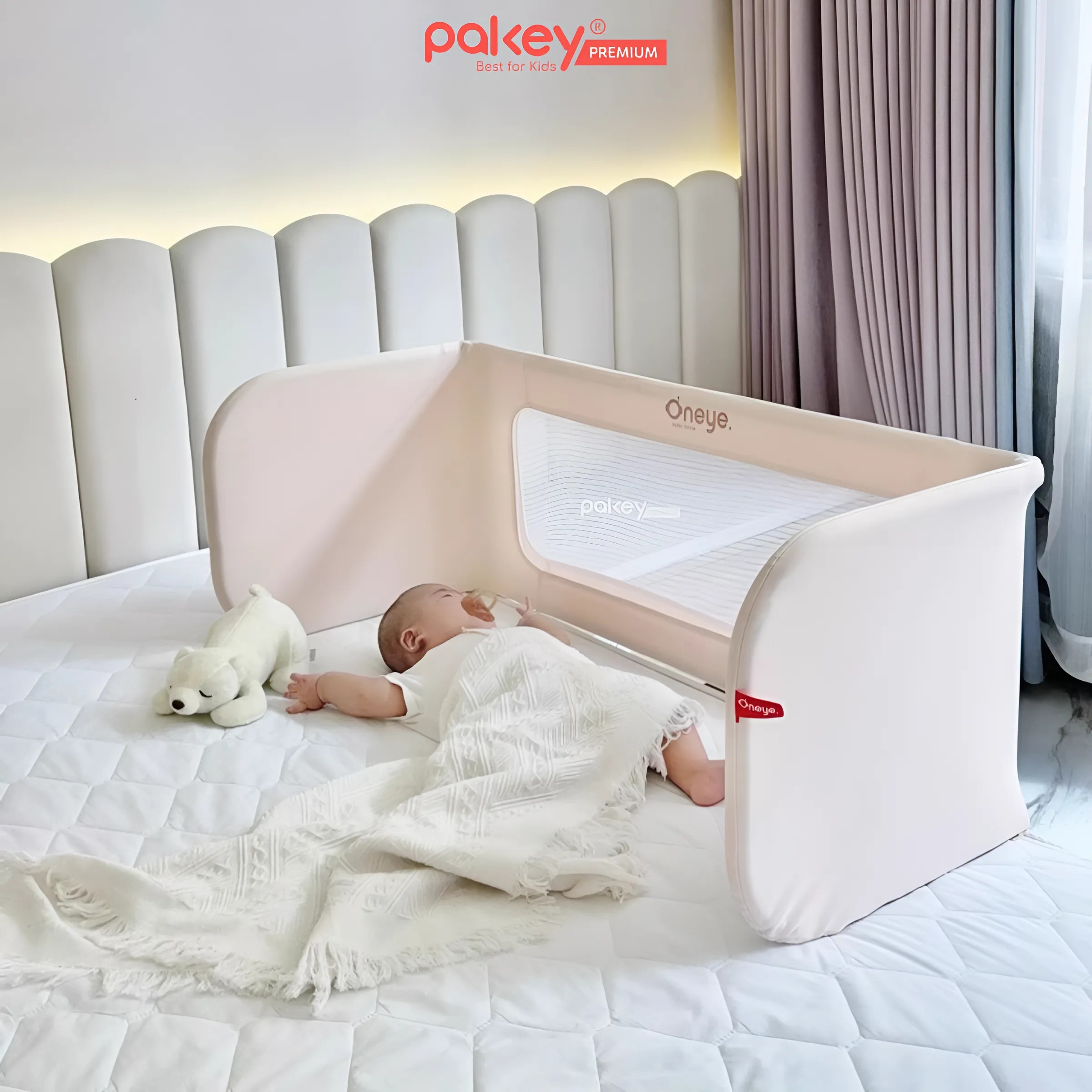 Mô tả Thanh Chắn Giường Đa Năng PAKEY Cao Cấp Có Thể Gập Gọn, Nôi Cũi Trên Giường Tiện Lợi Cho Bé Tặng Kèm Thanh Rời - 10