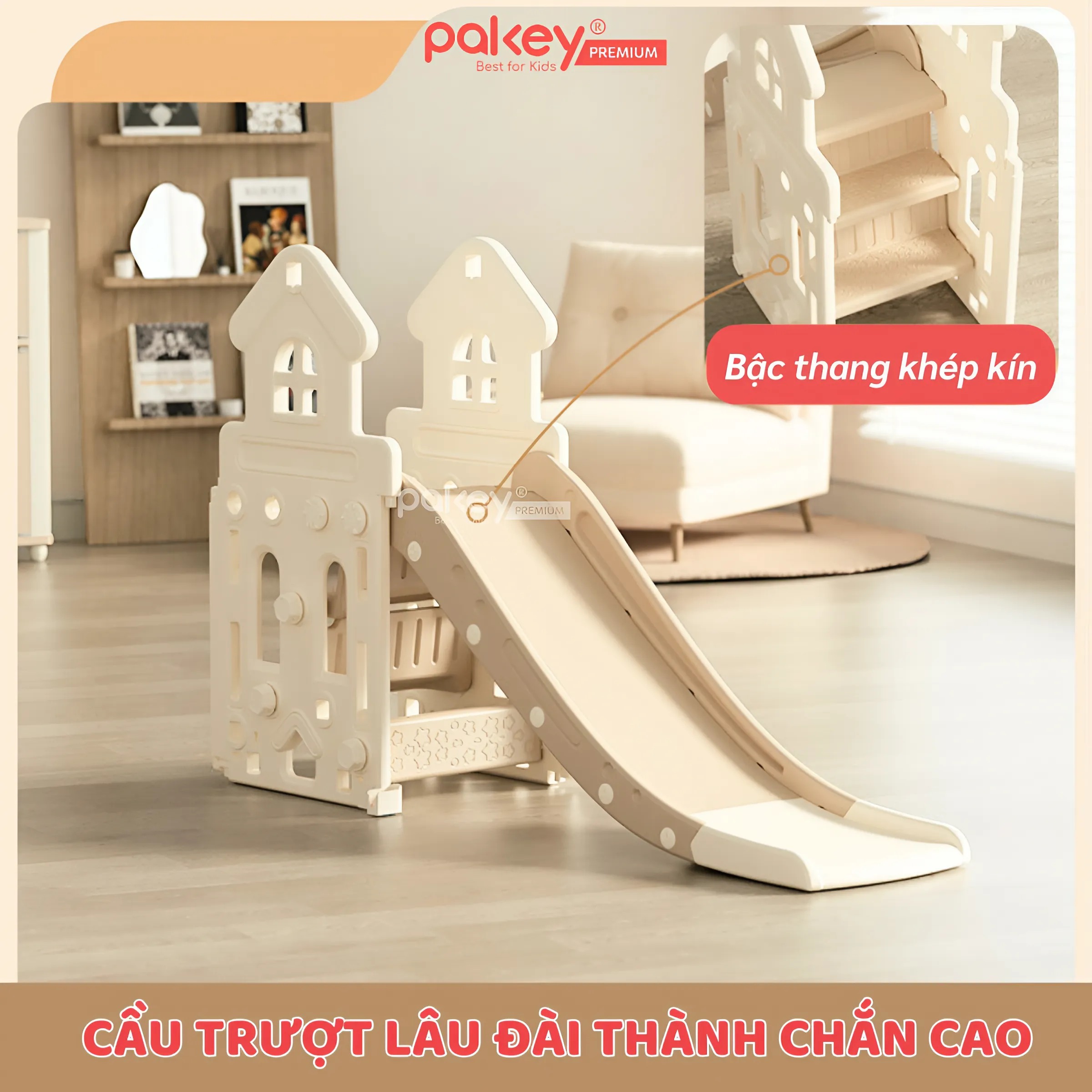 Mô tả Quây Cũi Nhựa Full PAKEY Gấu Mặt Trăng Tích Hợp Nhiều Trò Chơi Cho Bé, Chiều Cao Vượt Trội 65cm - Bảo Hành Trọn Đời - 6