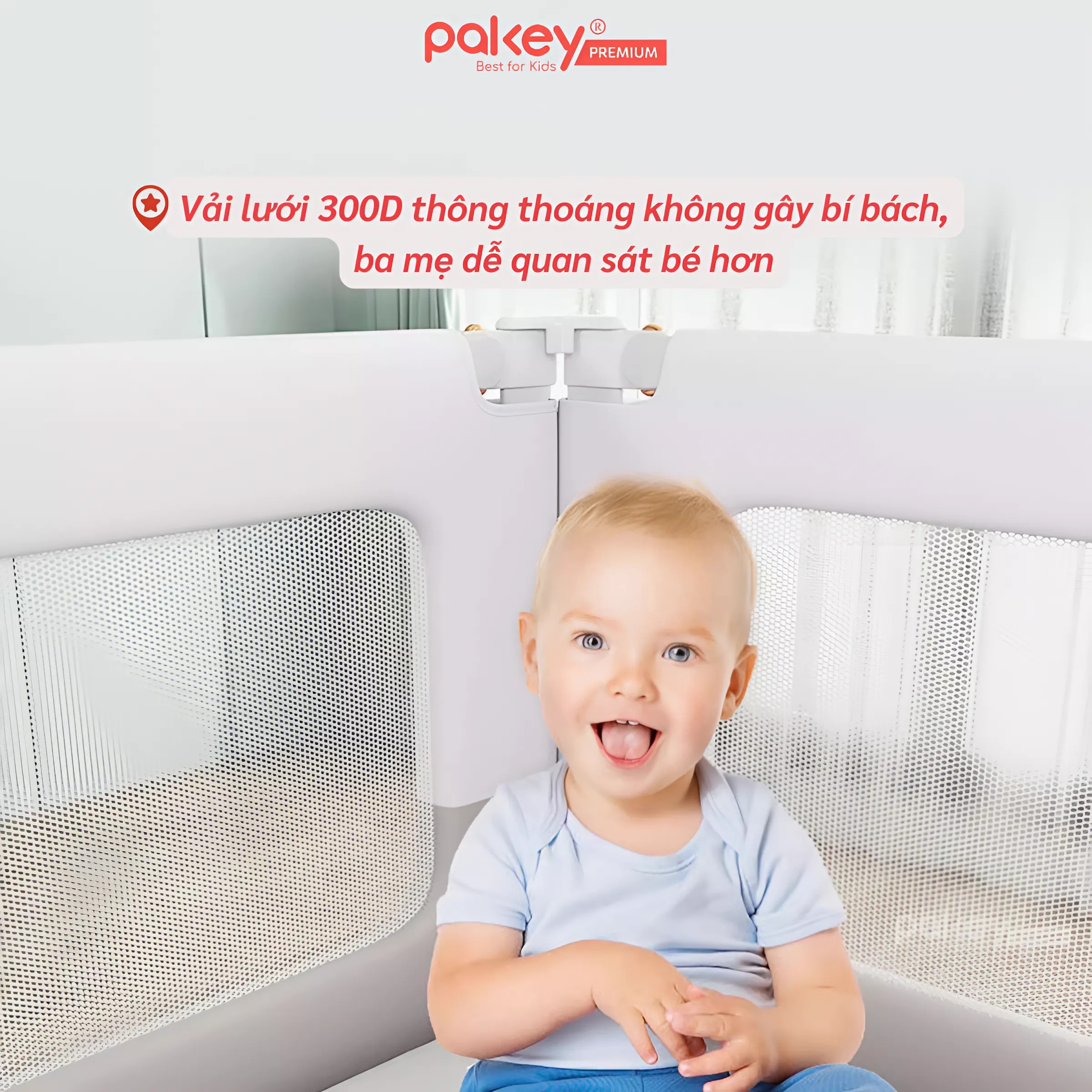 Mô tả Thanh Chắn Giường Gấp Gọn PAKEY NK01 Thiết Kế Nâng Cấp Không Cần Lắp Đặt Chắc Chắn Cho Bé, Chặn Giường Nâng Hạ 1 Bên - 9