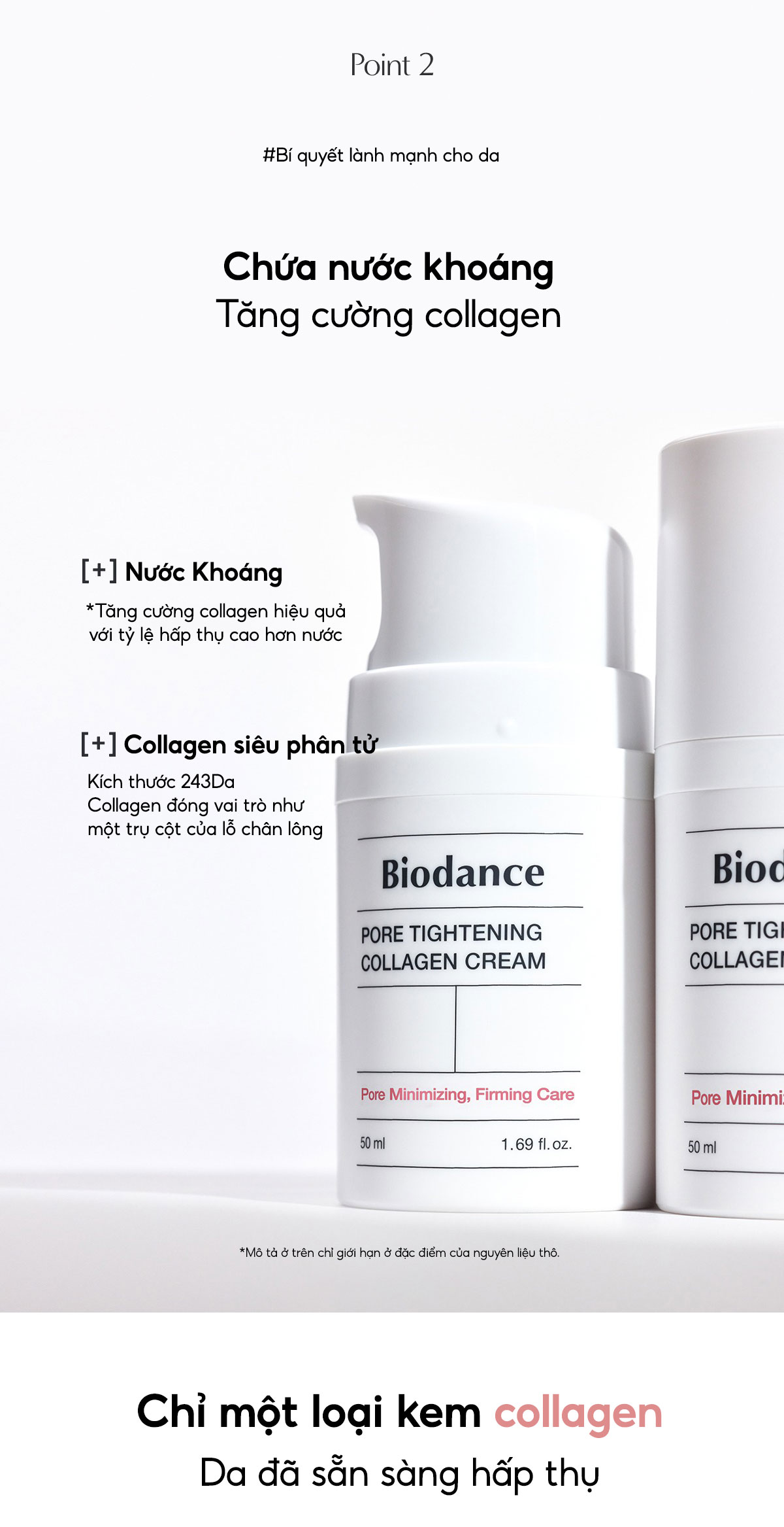 Mô tả BIODANCE Kem Dưỡng Ẩm Collagen Cải Thiện Lỗ Chân Lông Căng Bóng Da Pore Tightening Collagen Cream 50ml - 5