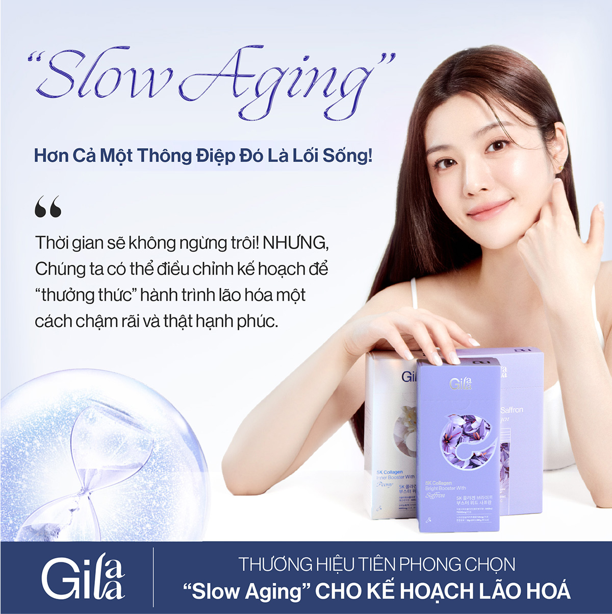 Mô tả 2 Nước Uống Collagen Gilaa Siêu Phân Tử 300da Trẻ Hóa (20g x 30 Gói) - 10