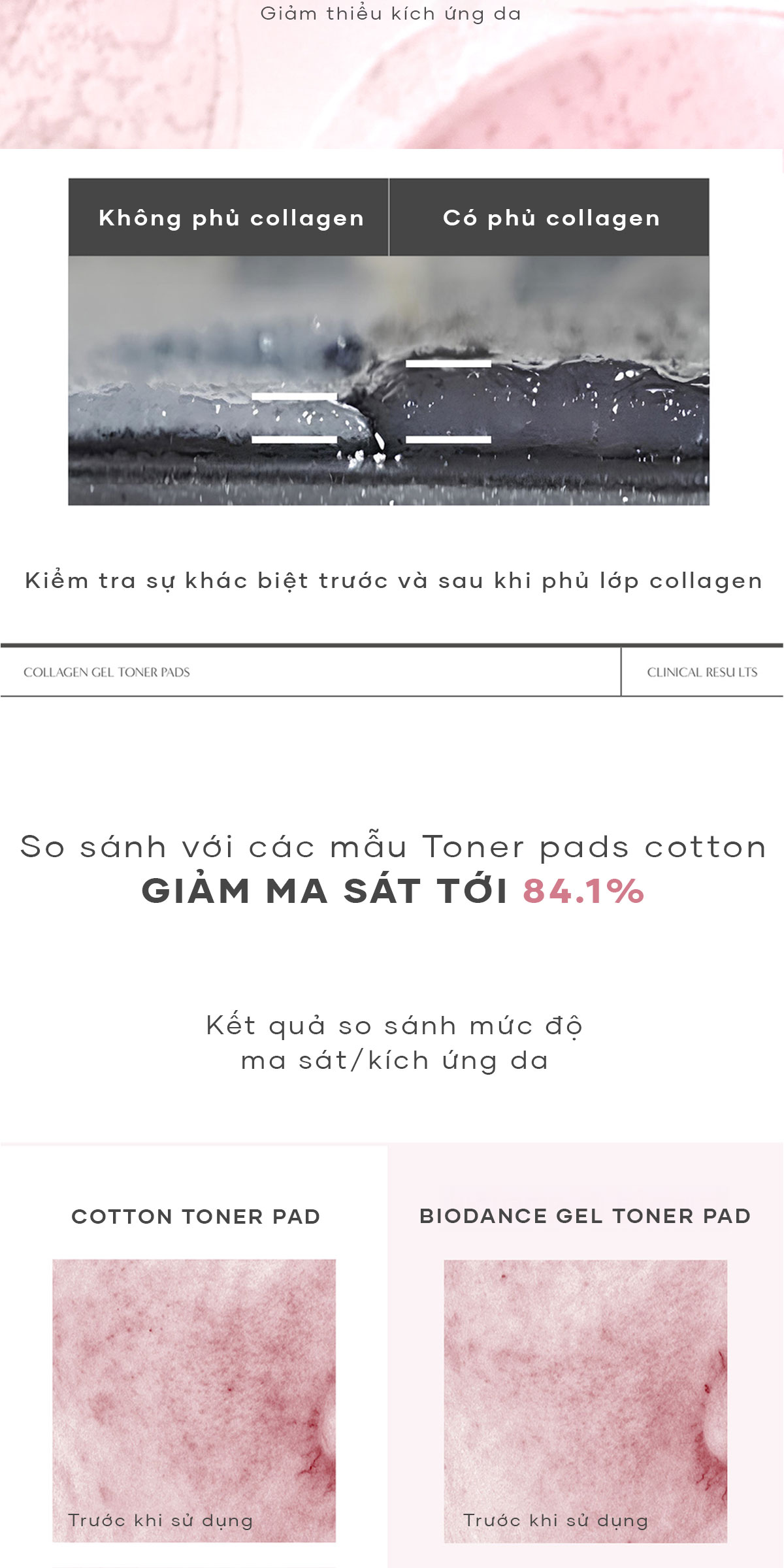 Mô tả BIODANCE Toner Pad Dạng Gel Collagen Tăng Cường Đàn Hồi Da Dưỡng Ẩm Thu Nhỏ Lỗ Chân Lông 140g - 7