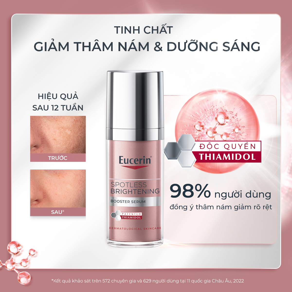 Mô tả Tinh chất giảm thâm nám & dưỡng sáng Eucerin Spotless Brightening Booster Serum 30ml - 2