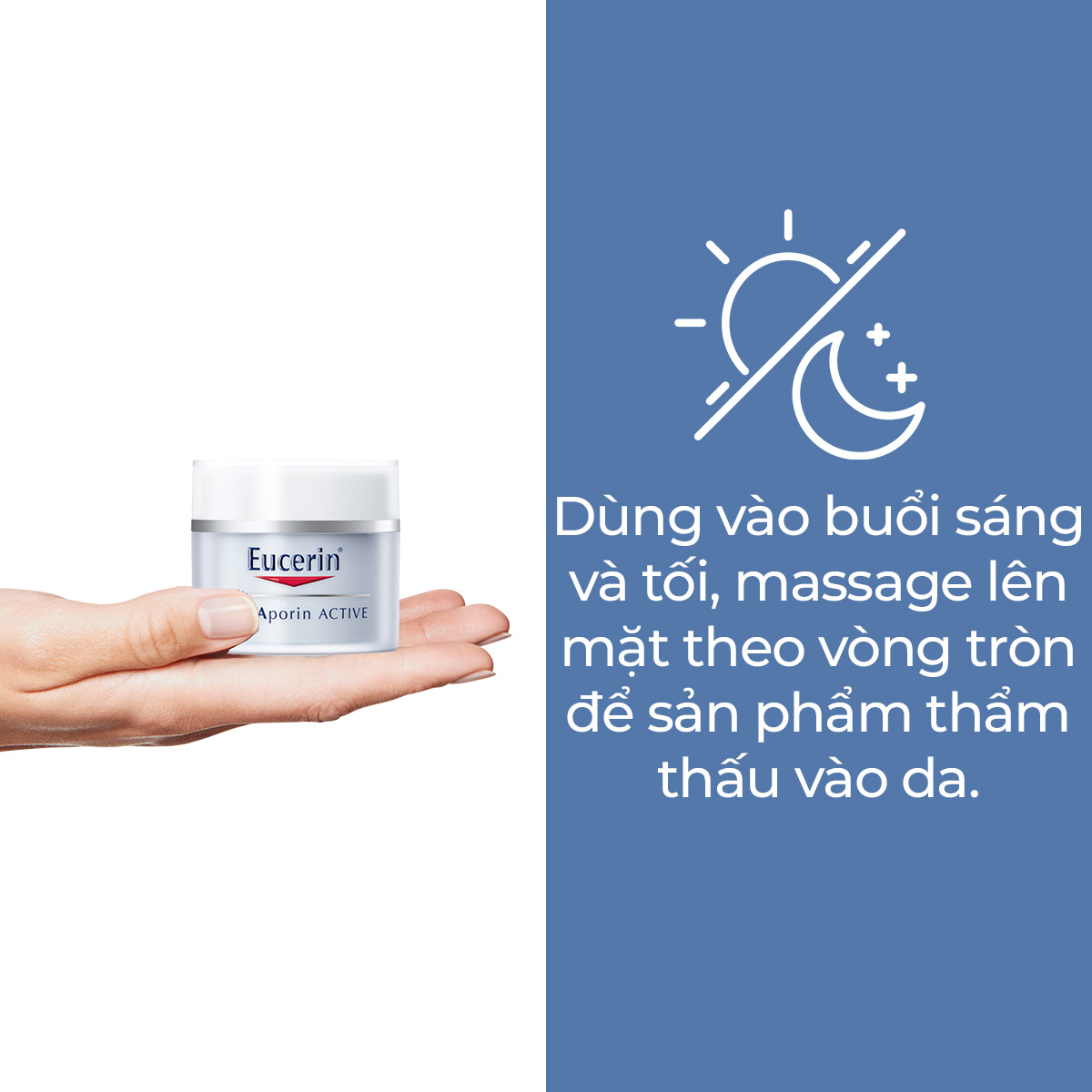 Mô tả Kem cấp ẩm cho da thường đến da hỗn hợp Eucerin Ultrasensitive Aquaporin Nourishing Gel Cream 50ml - 2