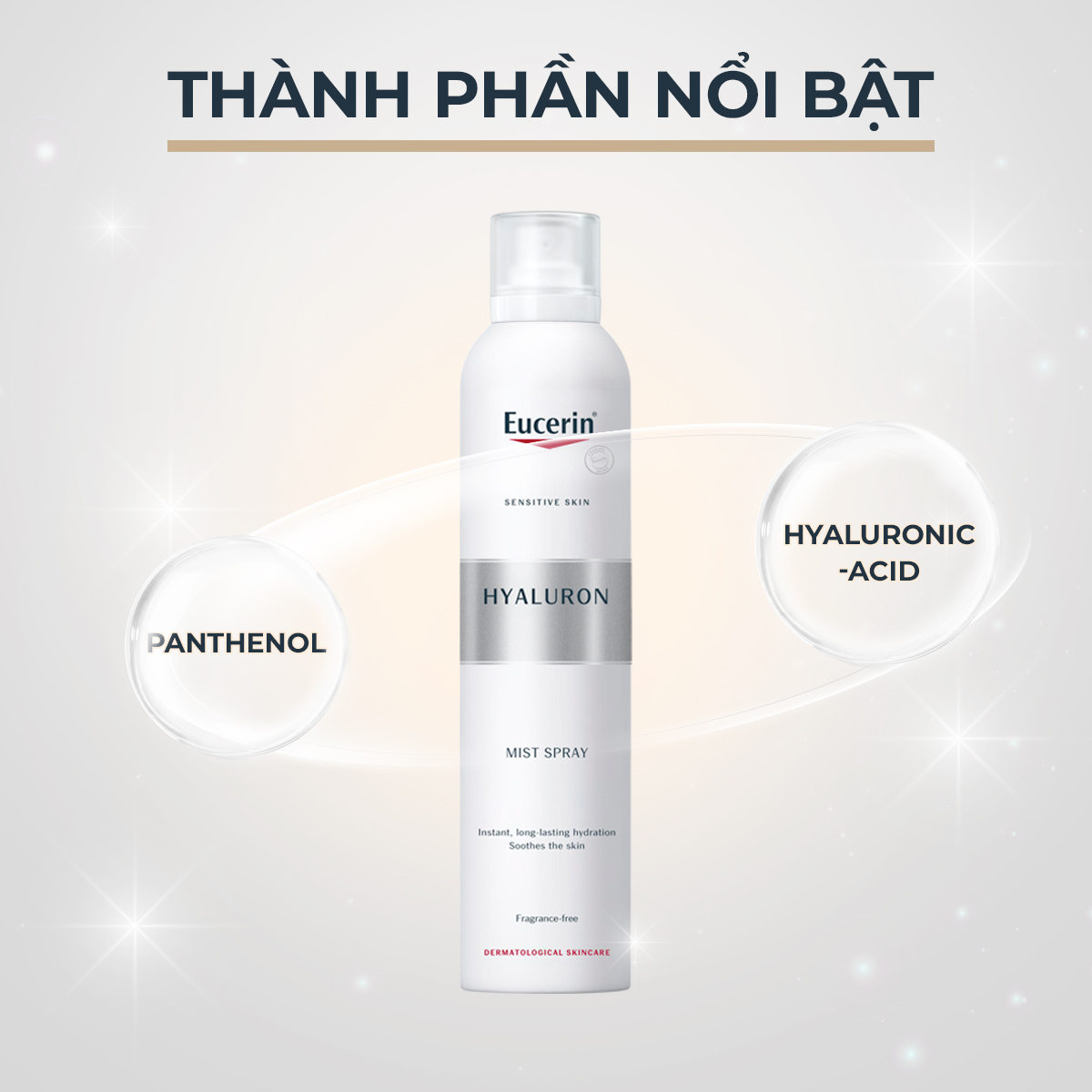 Mô tả Xịt dưỡng ẩm & giảm nếp nhăn Eucerin Hyaluron Mist Spray 150ml - 1