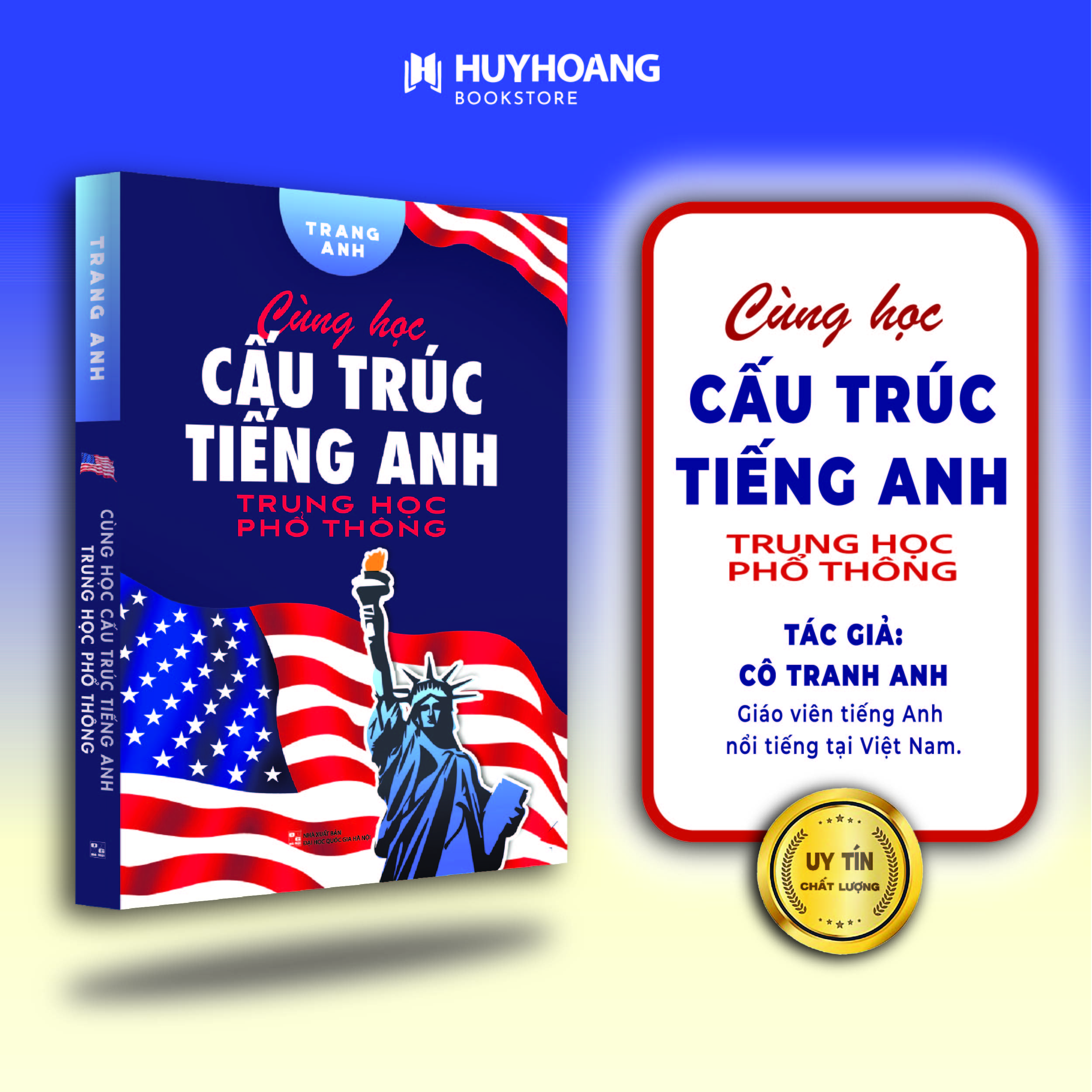 Mô tả Sách - Cùng Học Cấu Trúc Tiếng Anh Trung Học Phổ Thông, tự học tiếng anh, Huy Hoàng Bookstore - 1