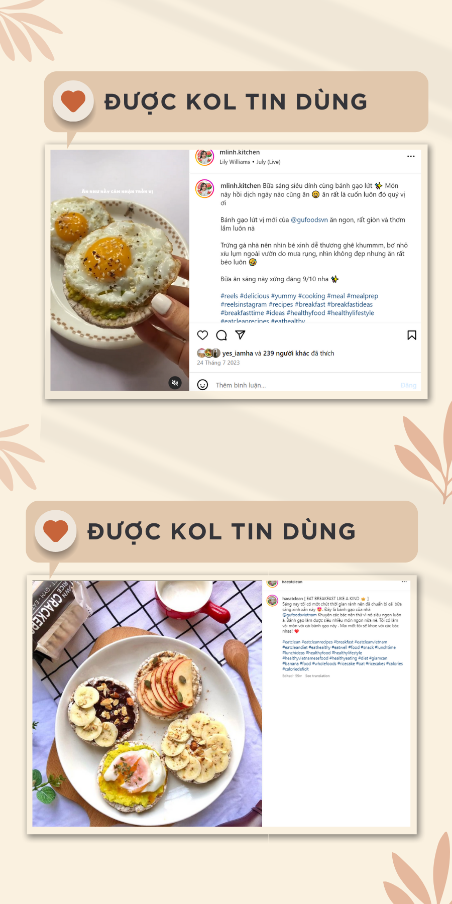 Mô tả Bánh gạo lứt ăn kiêng GUfoods vị Superfoods - Không chiên dầu, Không đường, Eat clean, Healthy, Gym (170g/300g/510g) - 6