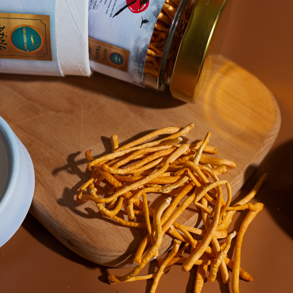 Mô tả Đông Trùng Hạ Thảo Gold Kim Cương Vàng - Hỗ Trợ Giải Độc Gan, Tăng Cường Đề Kháng Hàng Chính Hãng  (10Gr/Hộp) - 1