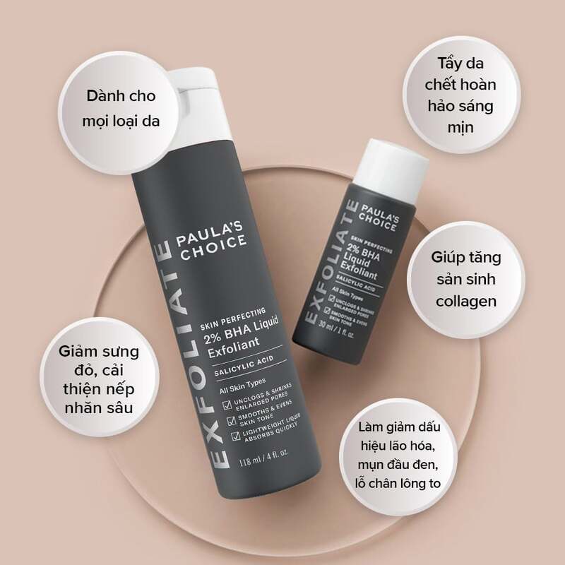 Mô tả Dung Dịch Loại Bỏ Tế Bào Chết 2% BHA Paula's Choice 30ml - 2