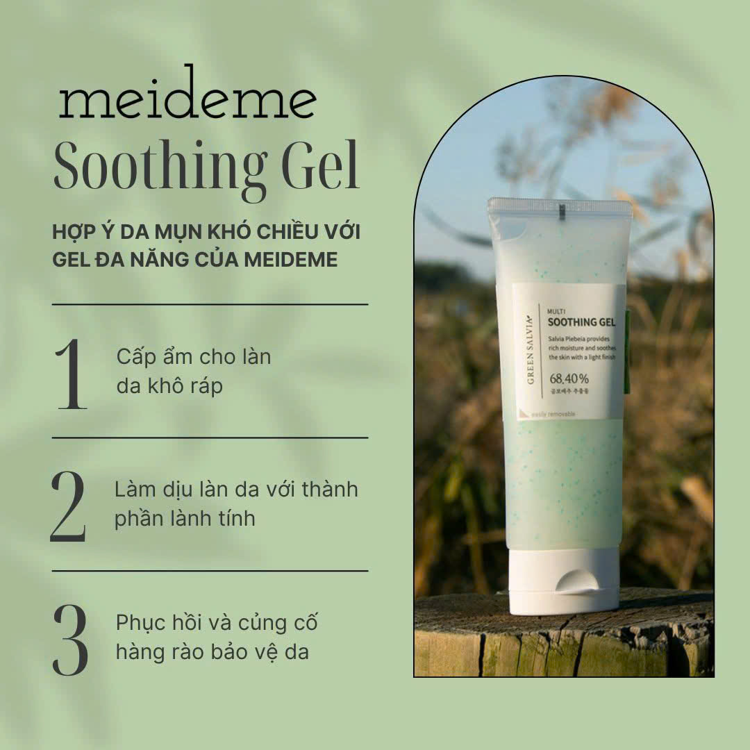 Mô tả Kem Dưỡng Meideme Green Salvia Multi Soothing Gel 70ml - 2
