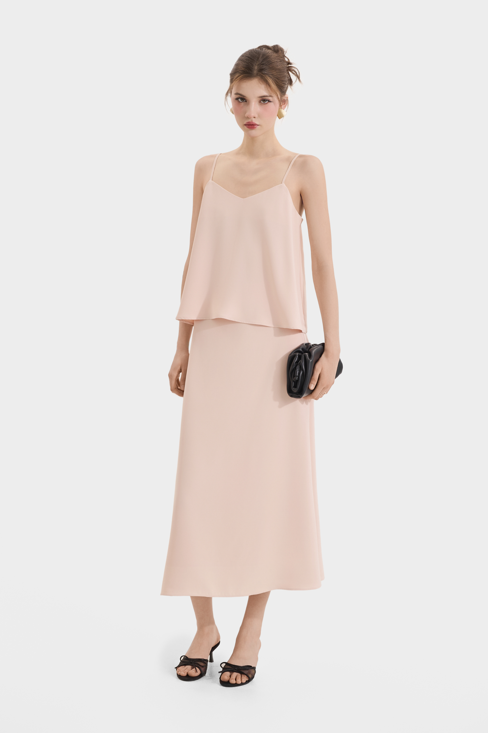 Mô tả Váy Dài Trơn Kiểu Nữ MARC FASHION Form A - CBNH063624 - 6