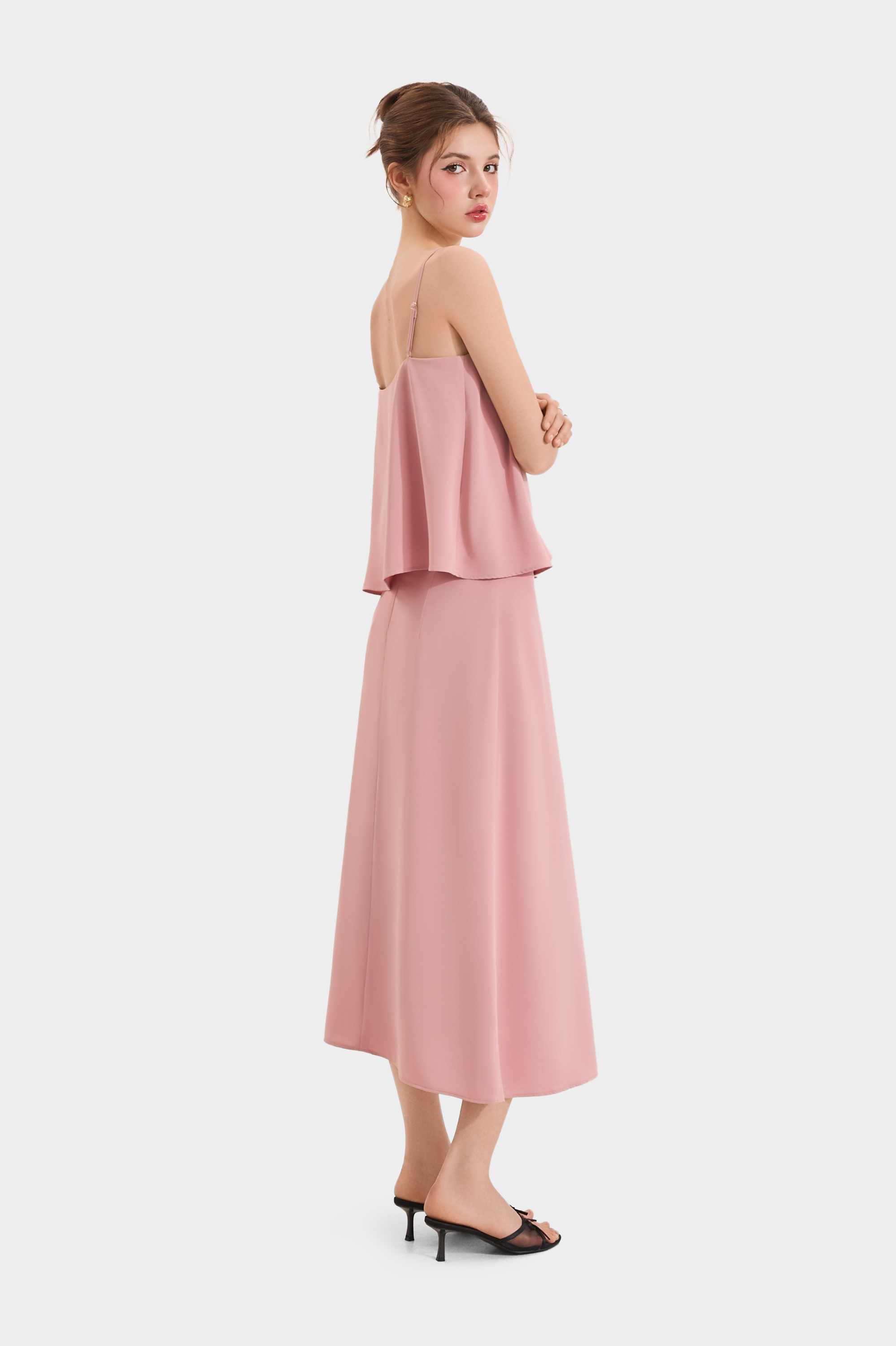 Mô tả Váy Dài Trơn Kiểu Nữ MARC FASHION Form A - CBNH063624 - 7