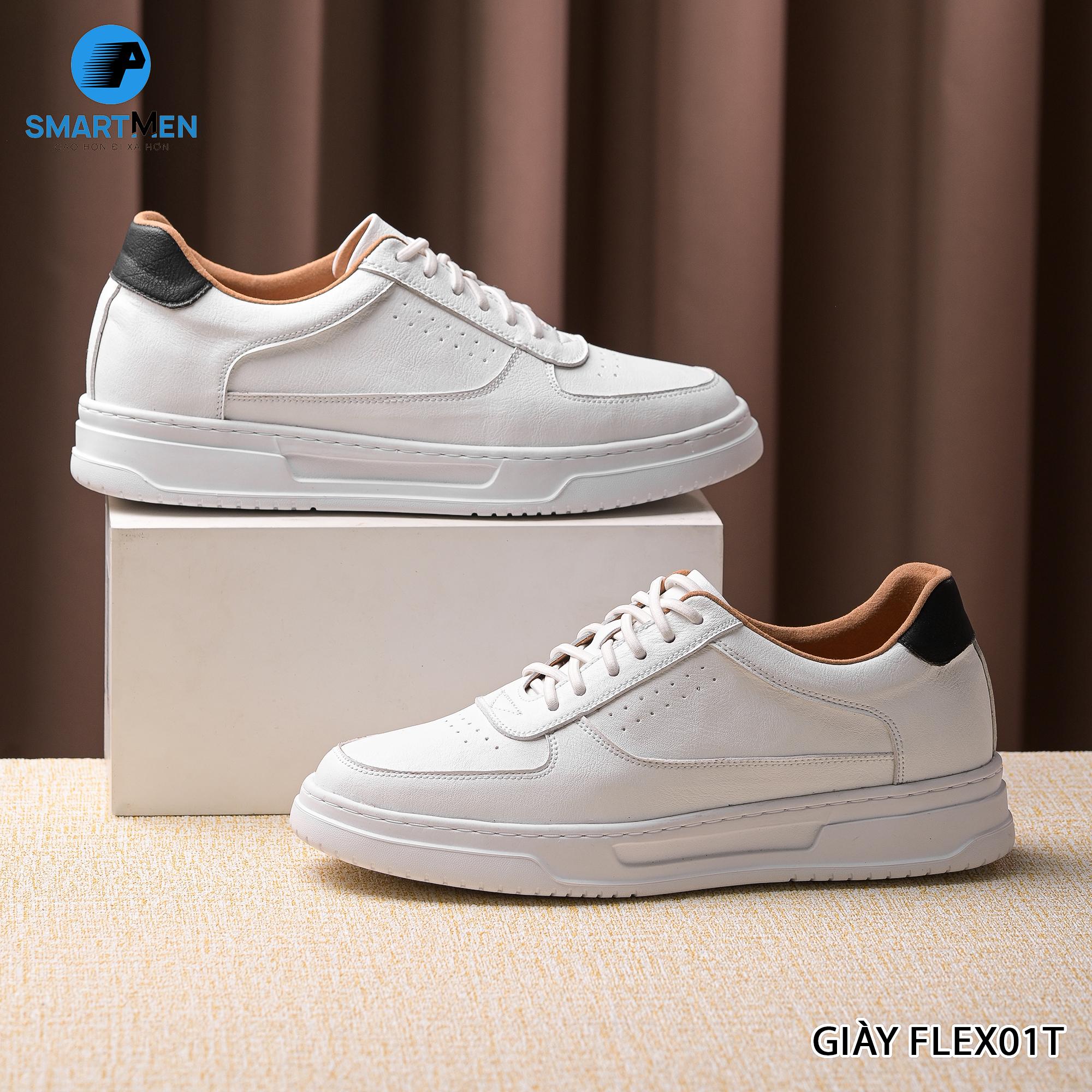 Mô tả Giày Sneaker tăng chiều cao thể thao siêu nhẹ FLEX-01 Trắng - 2