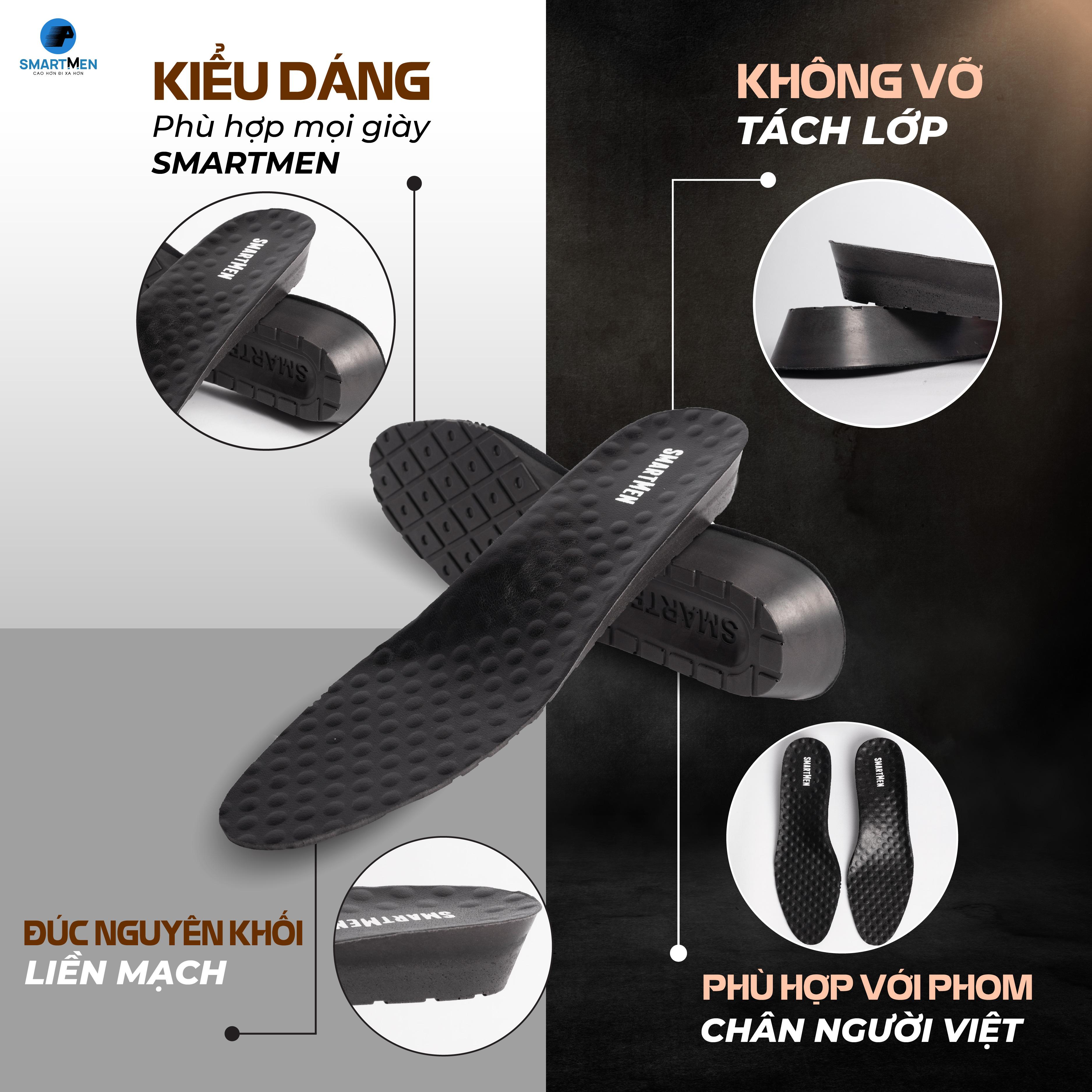 Mô tả Giày Sneaker tăng chiều cao thể thao siêu nhẹ FLEX-01 Đen - 8