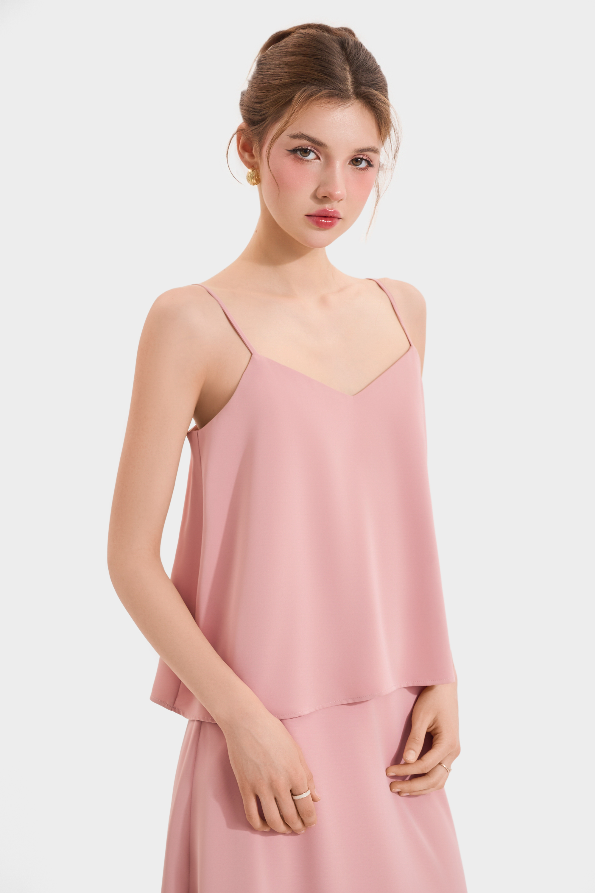 Mô tả Áo 2 Dây Cổ Tim MARC FASHION Form Rộng Cơ Bản - CBNH063524 - 3