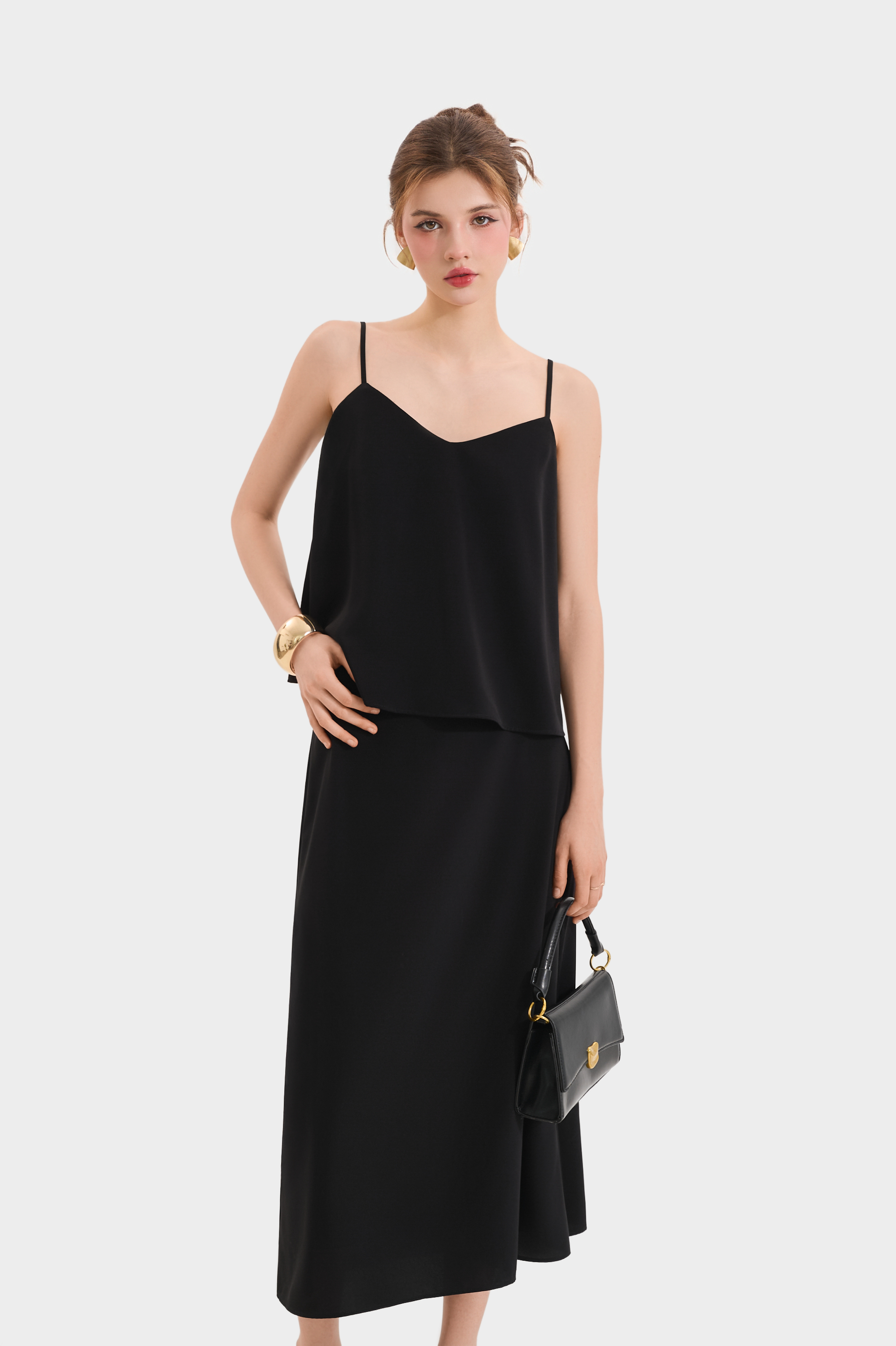 Mô tả Áo 2 Dây Cổ Tim MARC FASHION Form Rộng Cơ Bản - CBNH063524 - 6