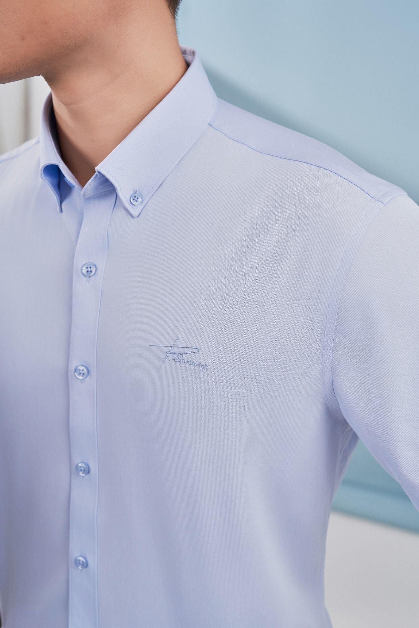 Mô tả Áo Sơ Mi Cộc Tay 8SMCB400 Biluxury Form Casual Thoải Mái Kháng Khuẩn Bền Màu - 3