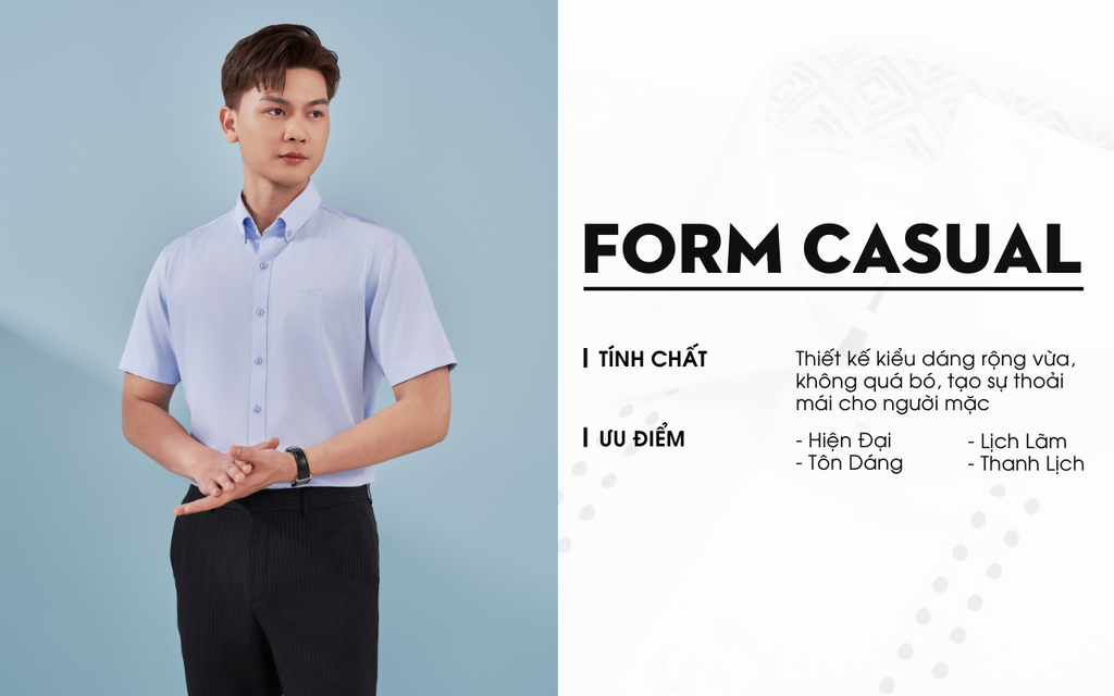 Mô tả Áo Sơ Mi Cộc Tay 8SMCB400 Biluxury Form Casual Thoải Mái Kháng Khuẩn Bền Màu - 5