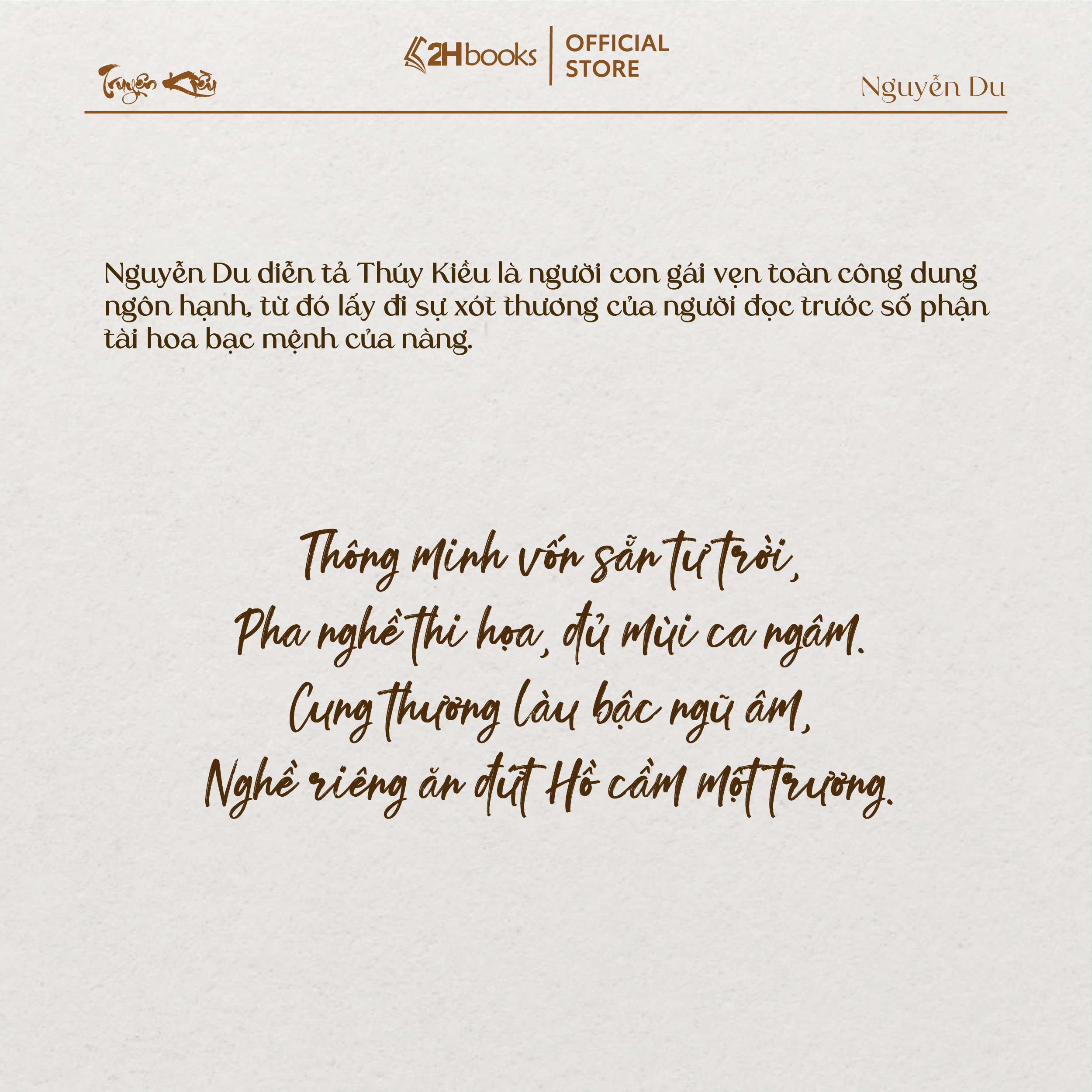 Mô tả Sách Truyện Kiều của Nguyễn Du, văn học kinh điển Việt Nam, thơ ca Việt Nam, Huy Hoàng Bookstore - 5