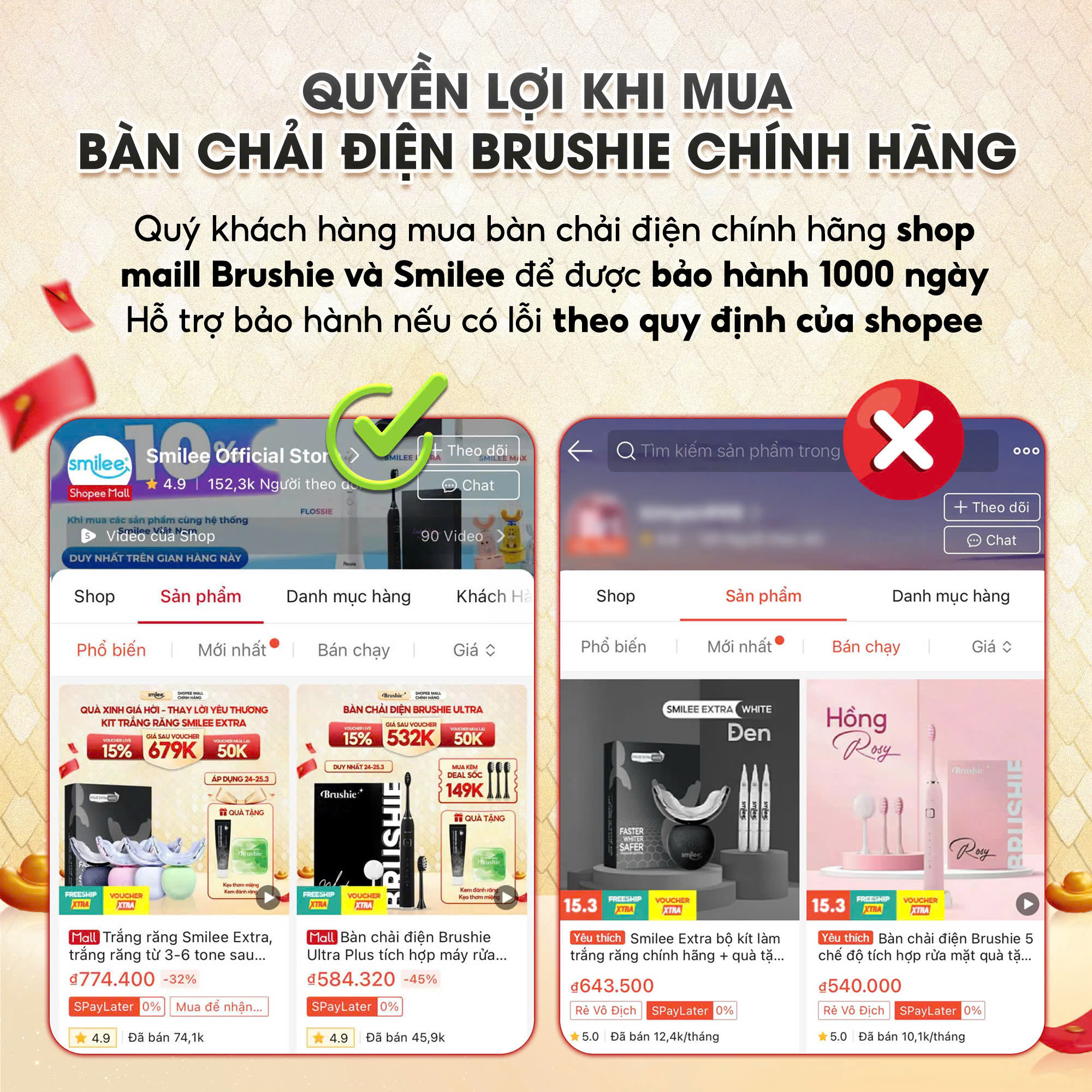 Tính năng tăm nước Flossie