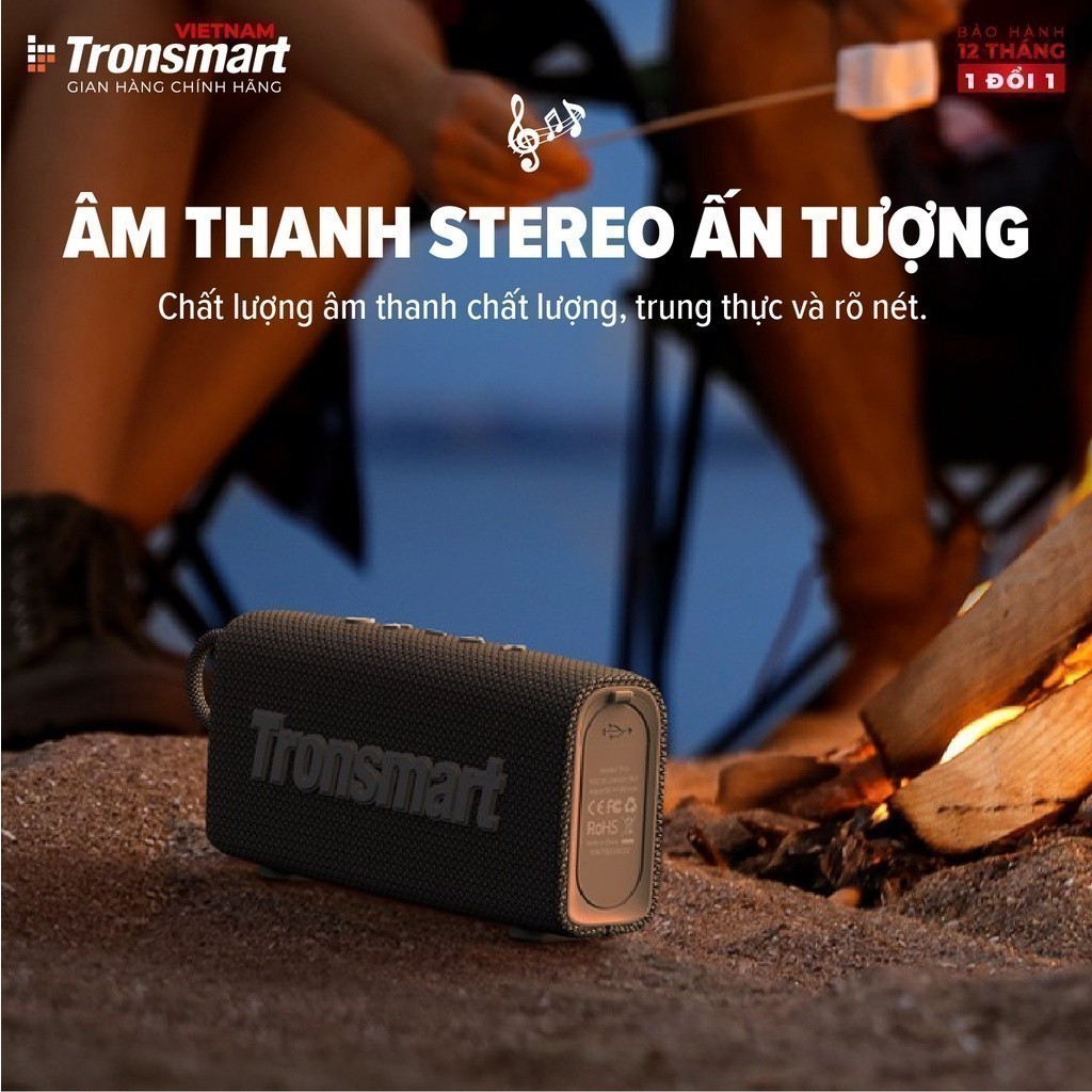 Mô tả Loa Bluetooth Tronsmart Trip V5.3 | Công suất 10W | Chống nước IPX7 | 20H chơi nhạc | Bảo hành 12 tháng - 3