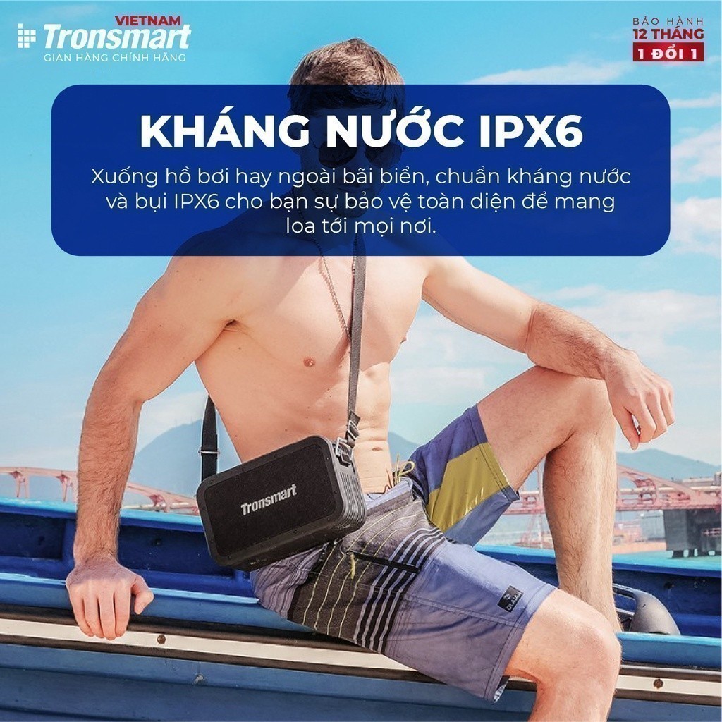 Mô tả Loa Bluetooth Tronsmart Force Max | Công suất 80W | Công nghệ SoundPulse | Chơi nhạc đến 13H | Bảo Hành 12 tháng - 1