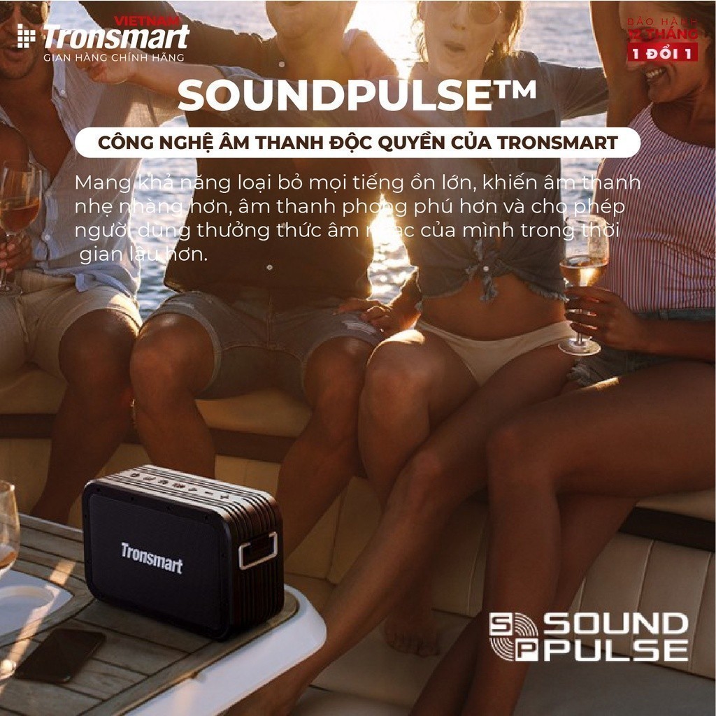 Mô tả Loa Bluetooth Tronsmart Force Max | Công suất 80W | Công nghệ SoundPulse | Chơi nhạc đến 13H | Bảo Hành 12 tháng - 6