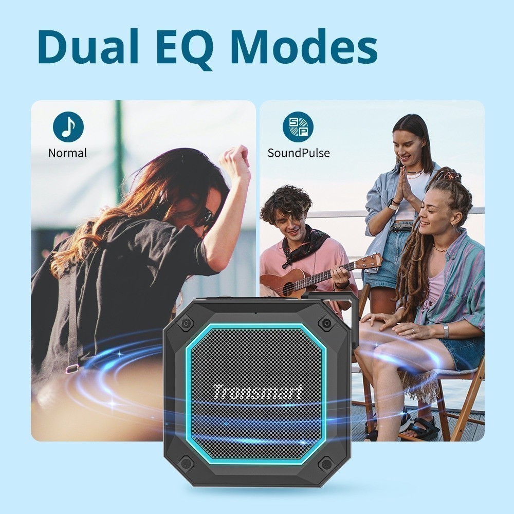 Mô tả Loa Bluetooth Tronsmart Groove 2 V5.3 | Công suất 10W | Chế độ EQ kép bass mạnh | Kháng nước IPX7 | Bảo hành 12 tháng - 7